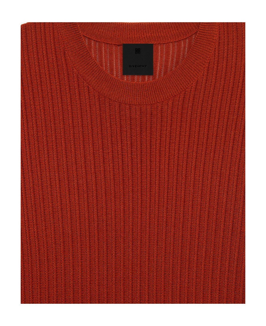 Givenchy Rib Sweater In Red