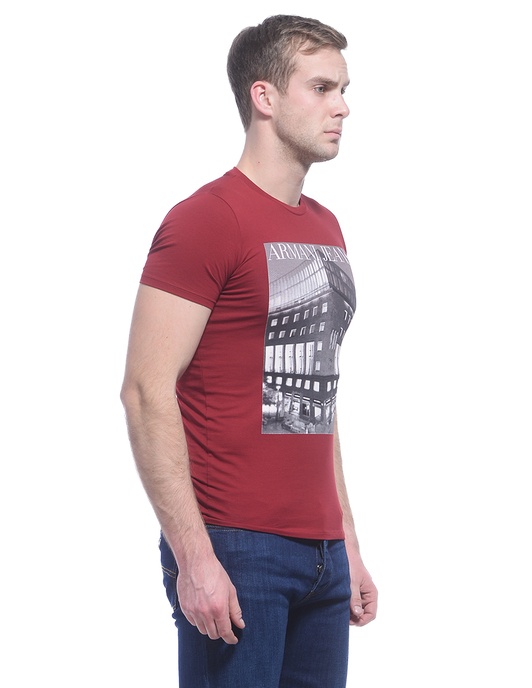 ARMANI JEANS LOGO DETAIL T-SHIRT