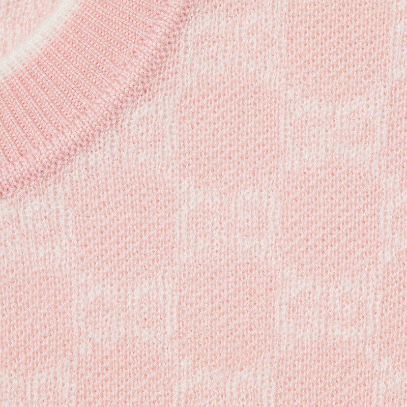 Gucci Gg Wool Jacquard Sweater In Pink