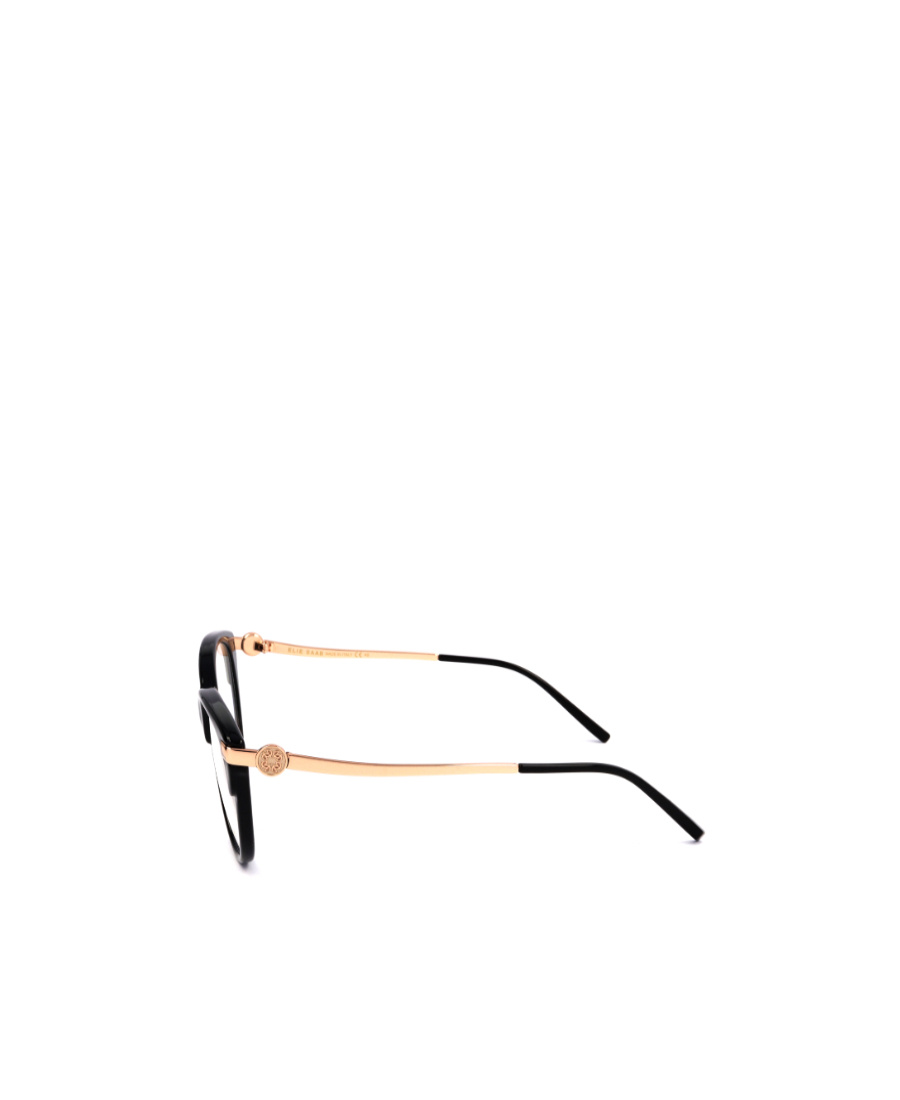 Elie Saab Oval Frame Glasses In Black
