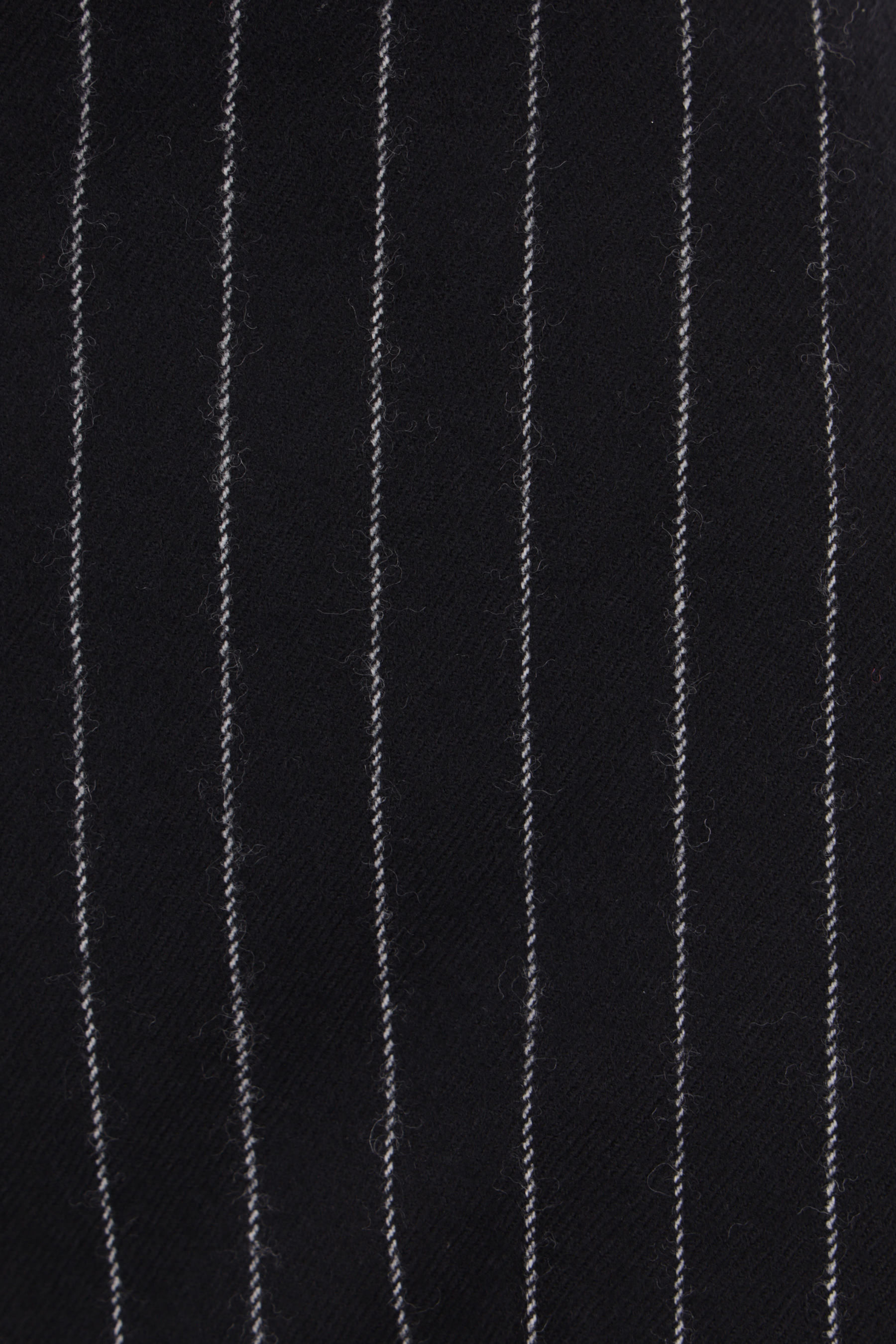 Alexander Mcqueen Chalk Stripe Wool Trousers In Black