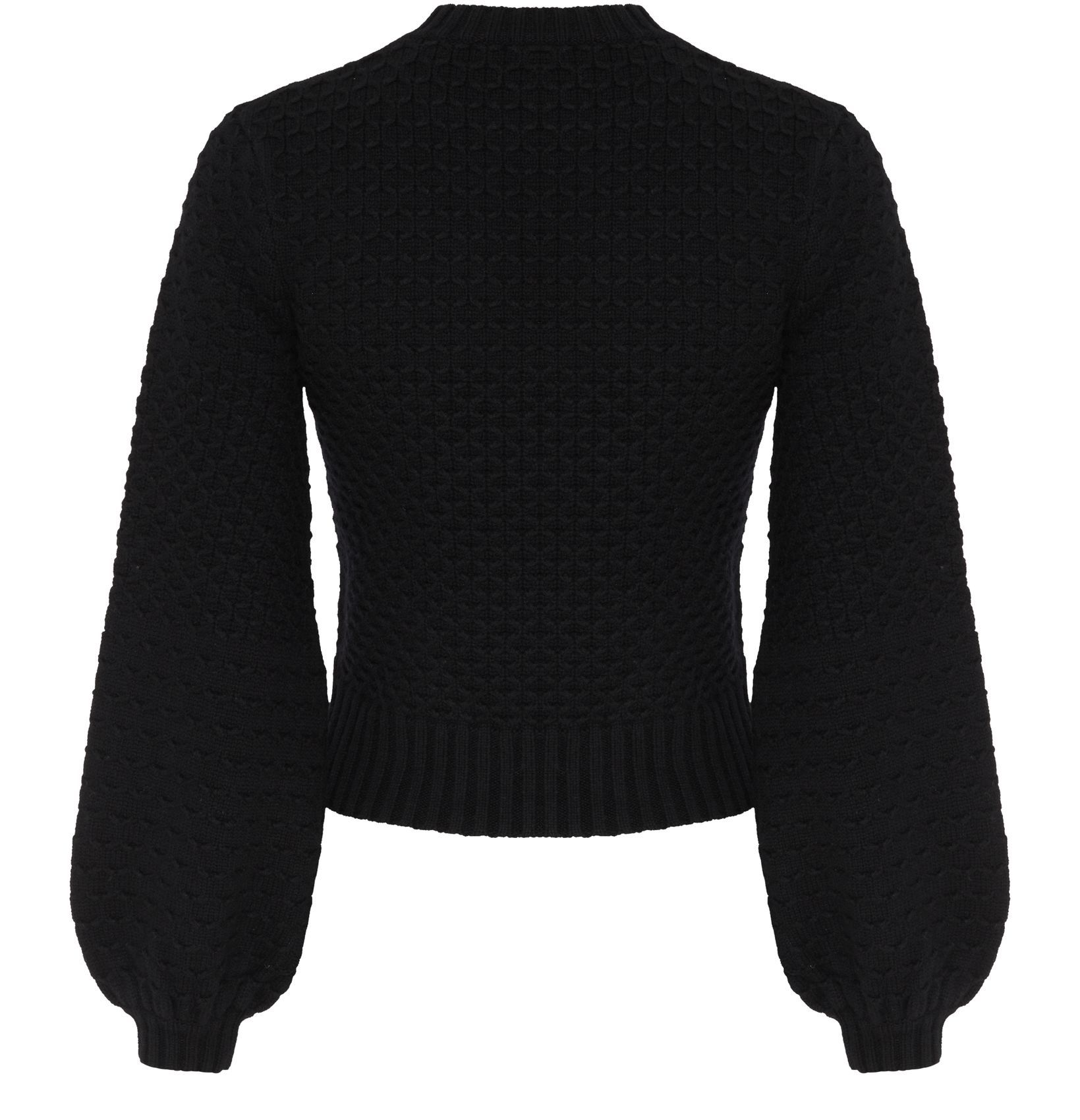Shop Max Mara Long-sleeved Sweater In Black