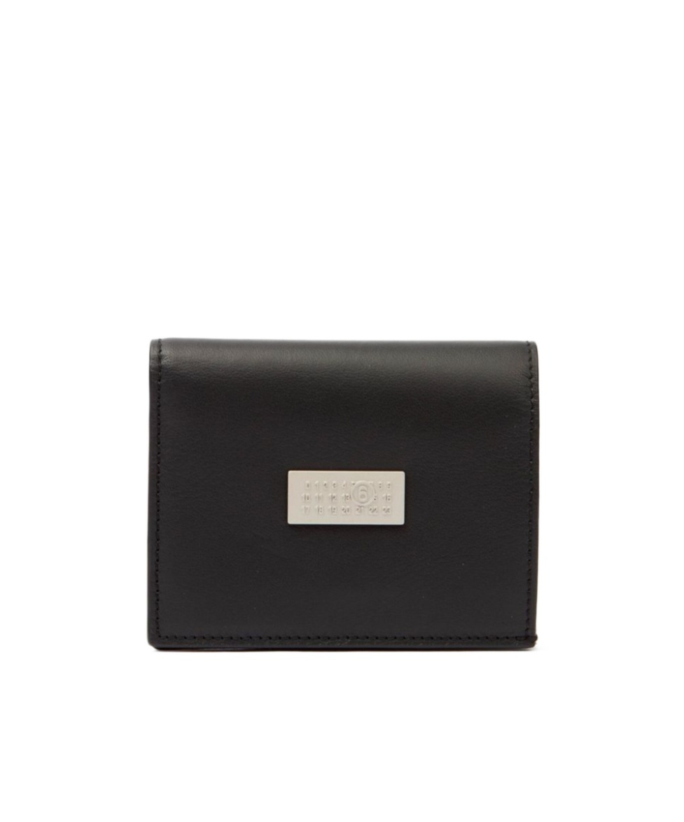 Shop Mm6 Maison Margiela Numeric Wallet In Black