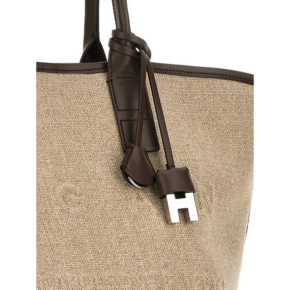 Hogan Top Handle Charm Tote Bag In Multi
