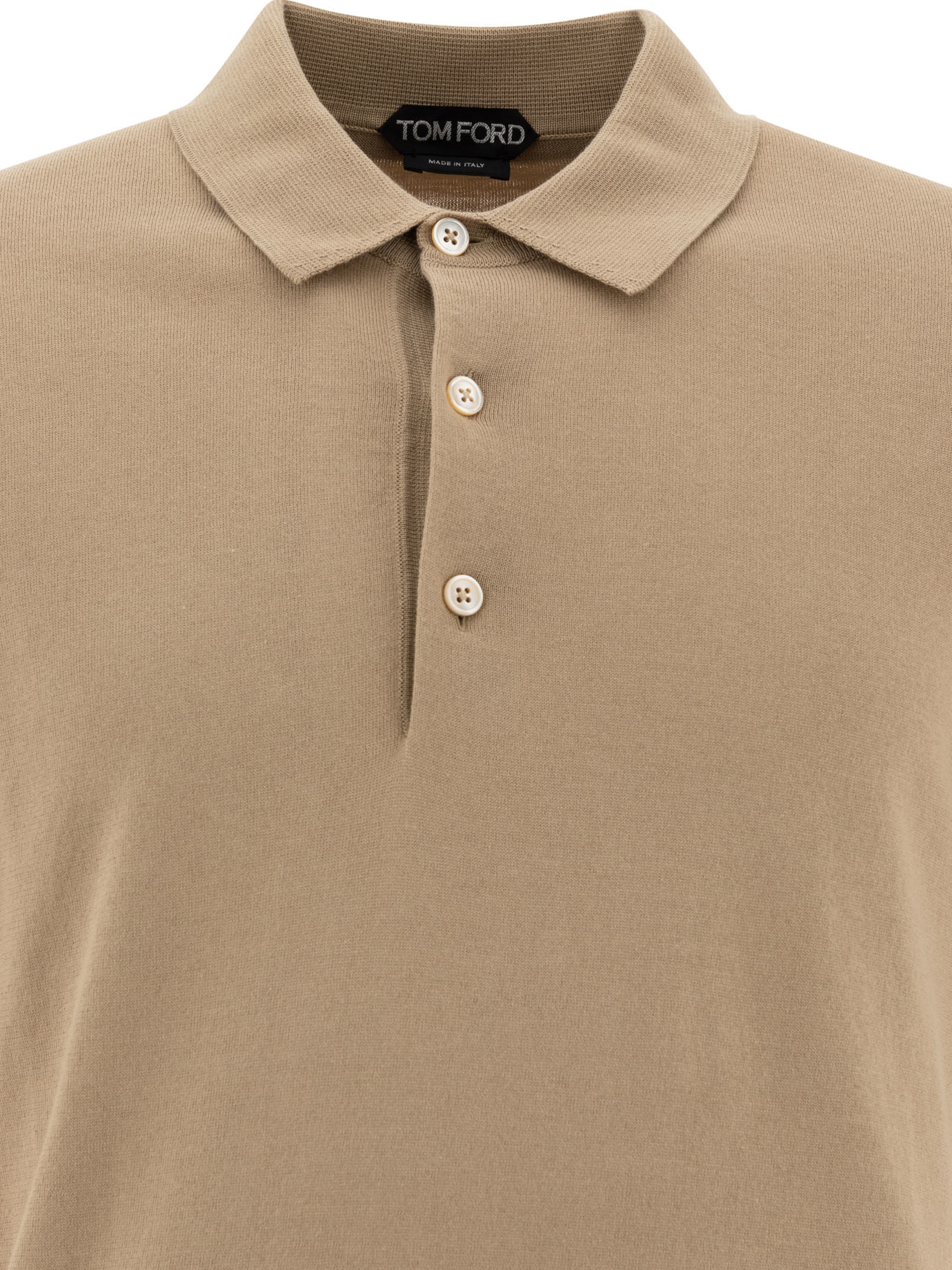 TOM FORD TOM FORD FINT KNIT POLO SHIRT