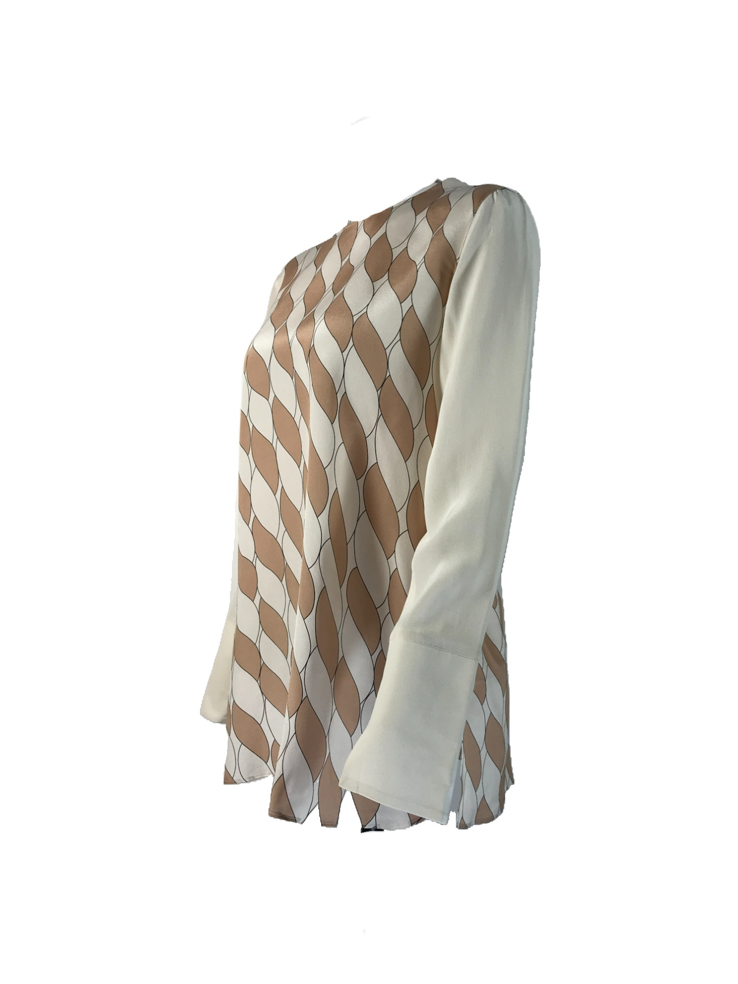 Sportmax Long-sleeved Blouse In Multicolor