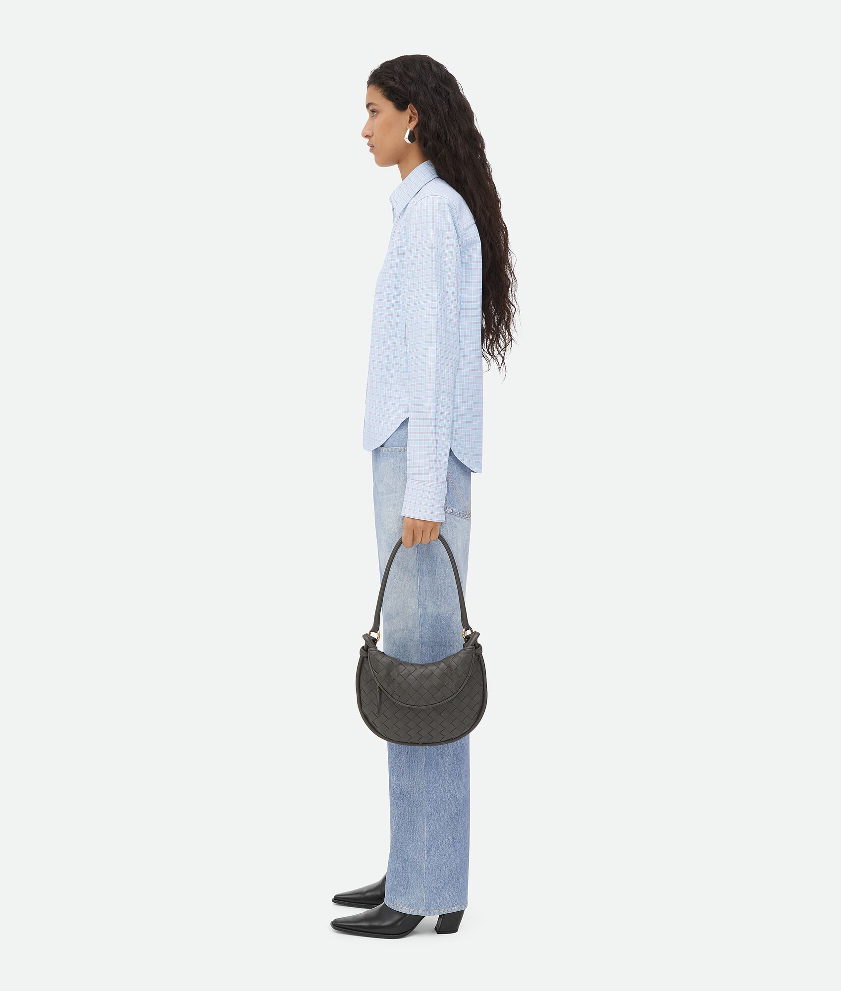 Shop Bottega Veneta Gemelli Small Shoulder Bag In Black