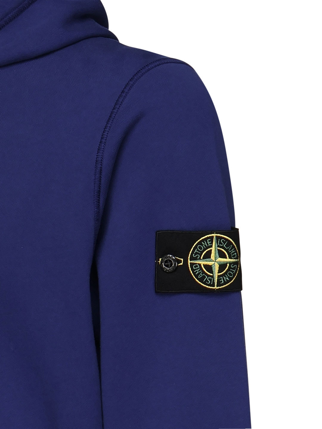 Stone Island Hoodie With Drawstring Hood And Pockets In Blue