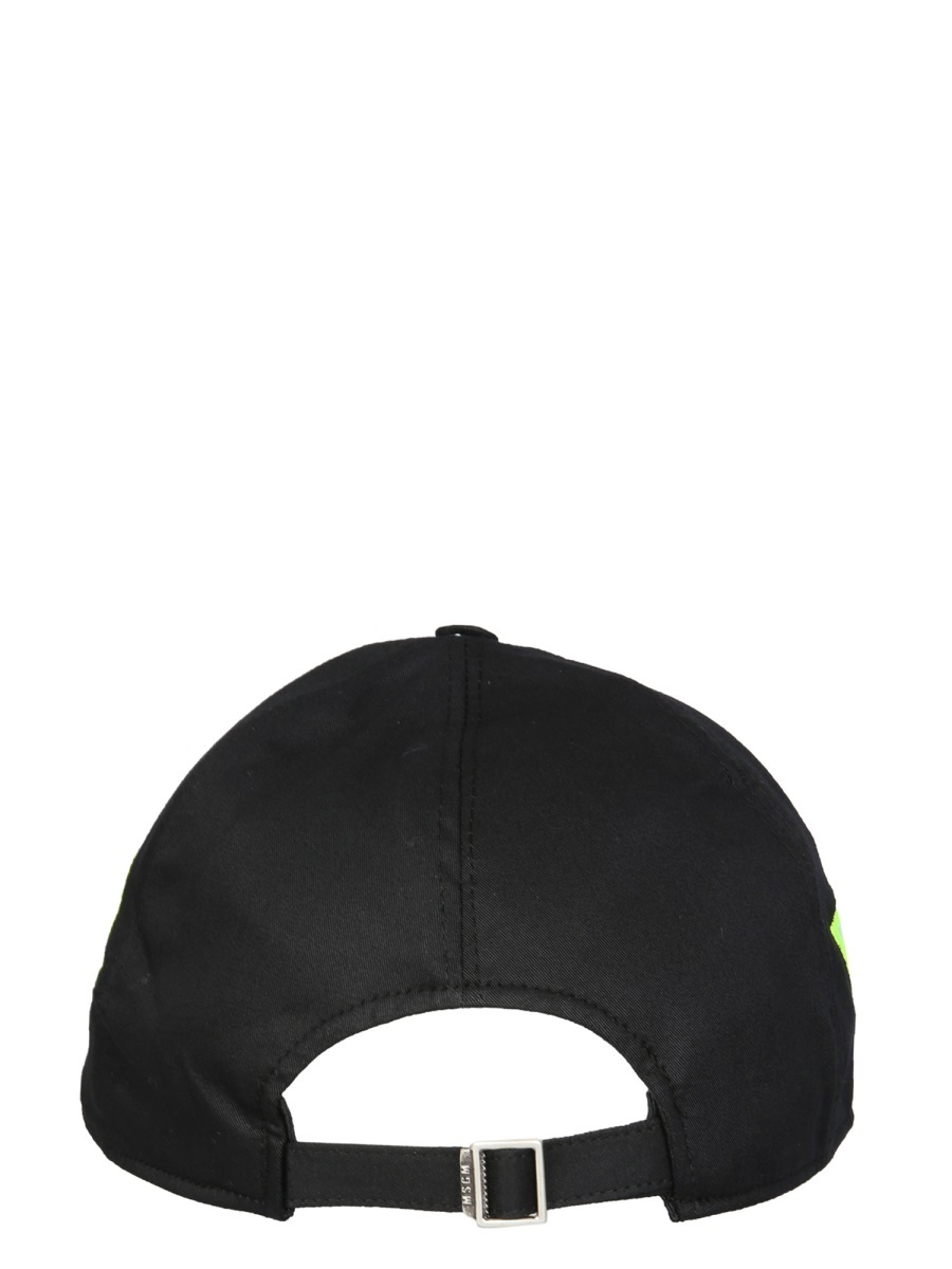 Msgm Man Hat Black Size Onesize Cotton In Black