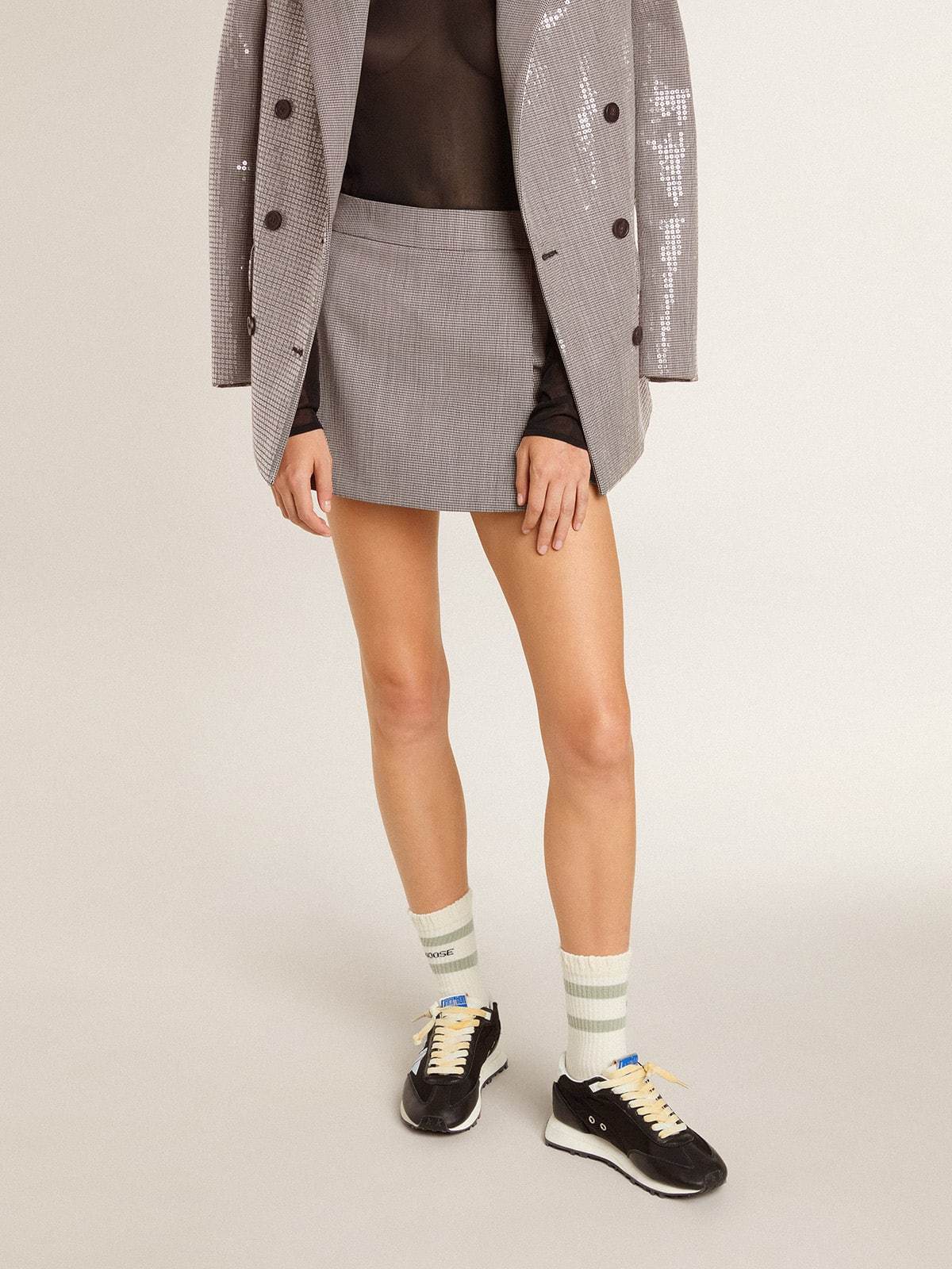 Golden Goose Zippered Shorts In Gray