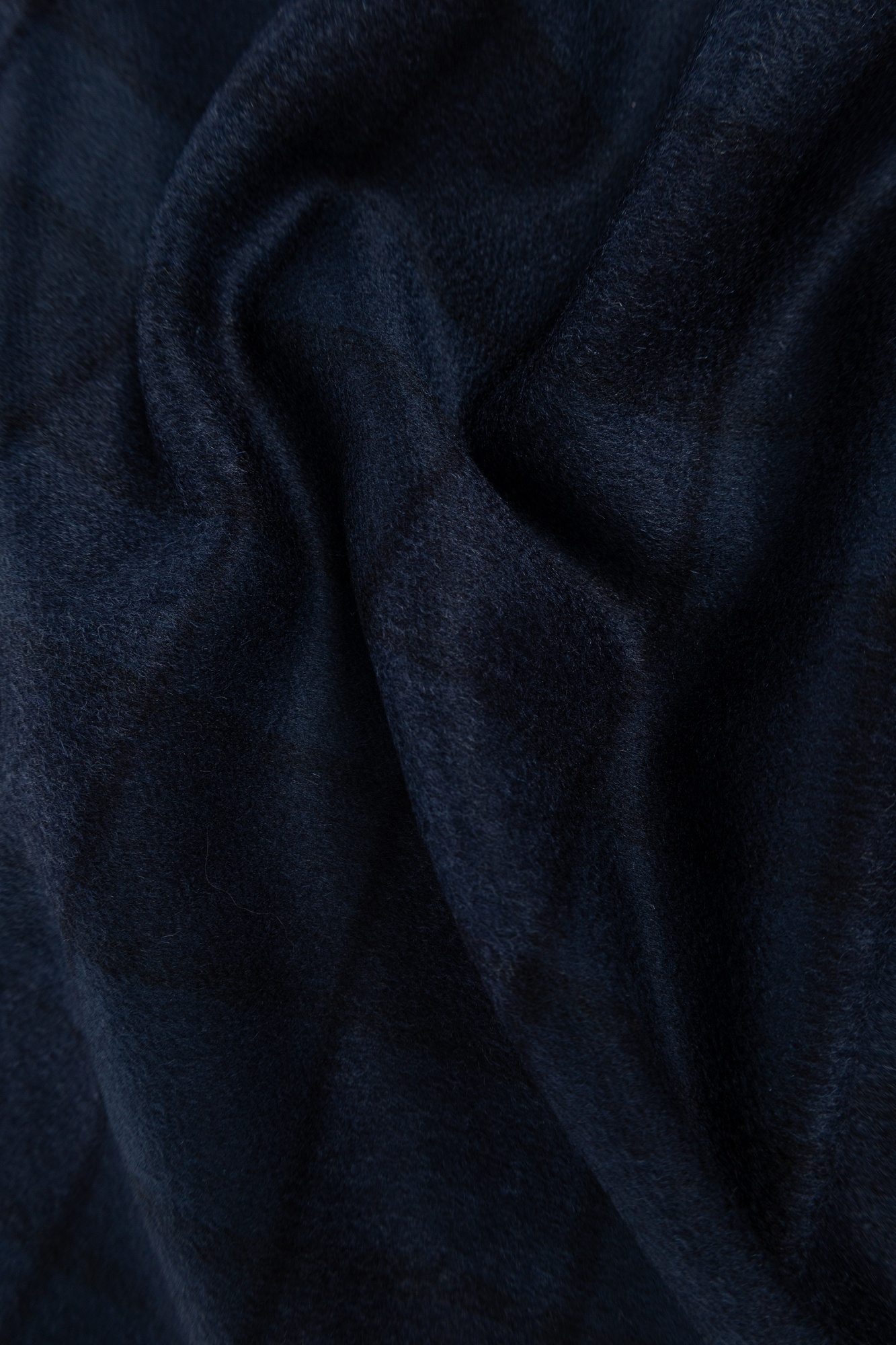 Etro Checked Wool-cashmere Blend Scarf In Black