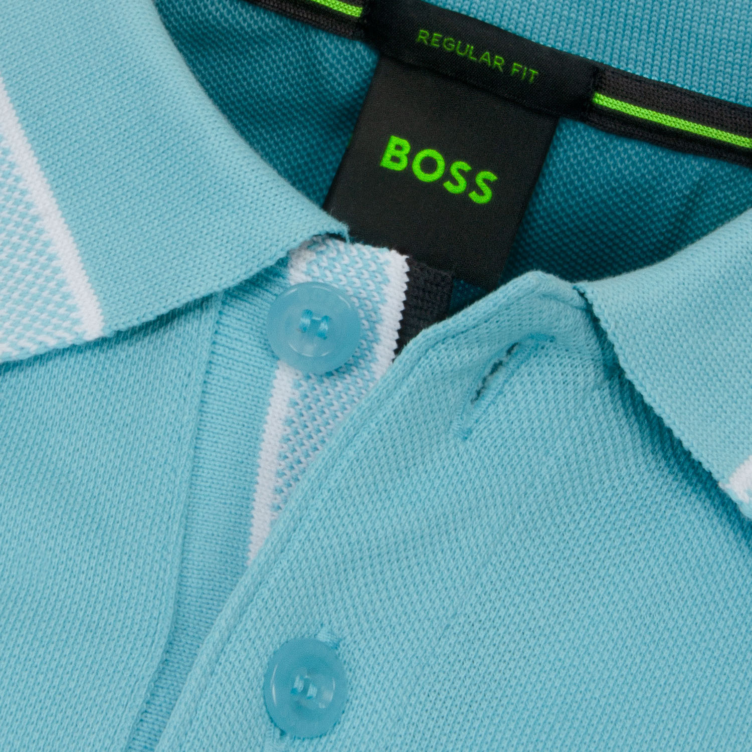 Hugo Boss Short-sleeved Polo Shirt In Blue