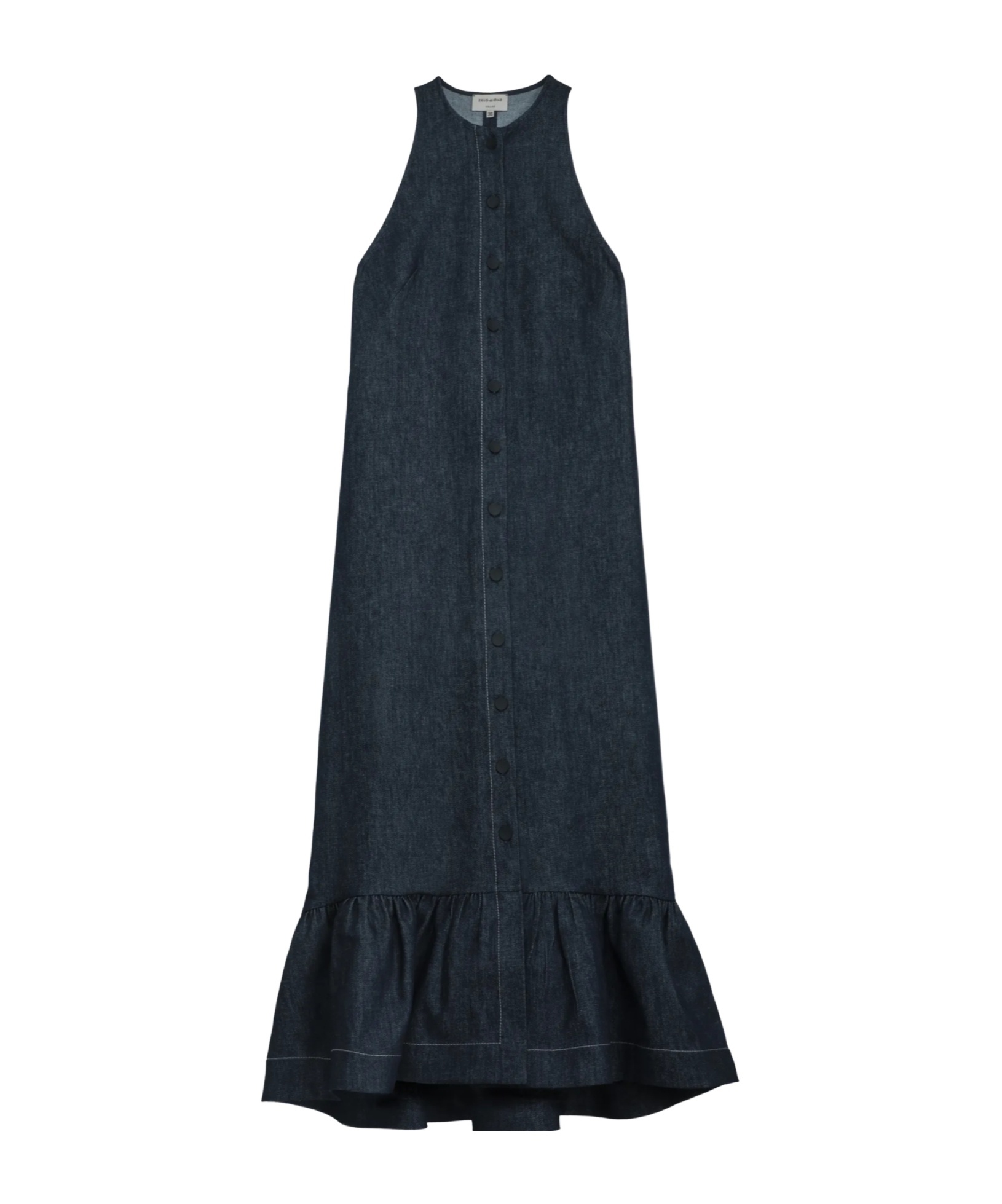Zeusdione Daphne Sleeveless Midi Dress In Multi