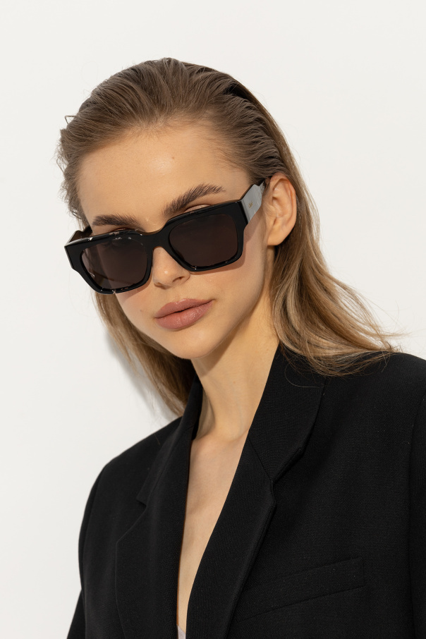 Chloé Gayia Square-frame Sunglasses In Black