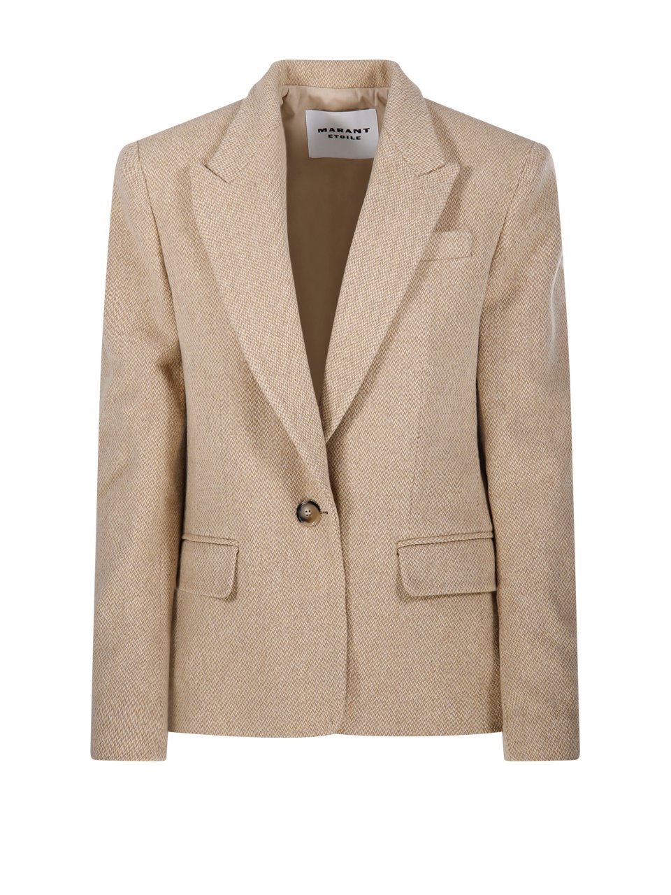 Isabel Marant Étoile Single-button Suit Coat In Nude