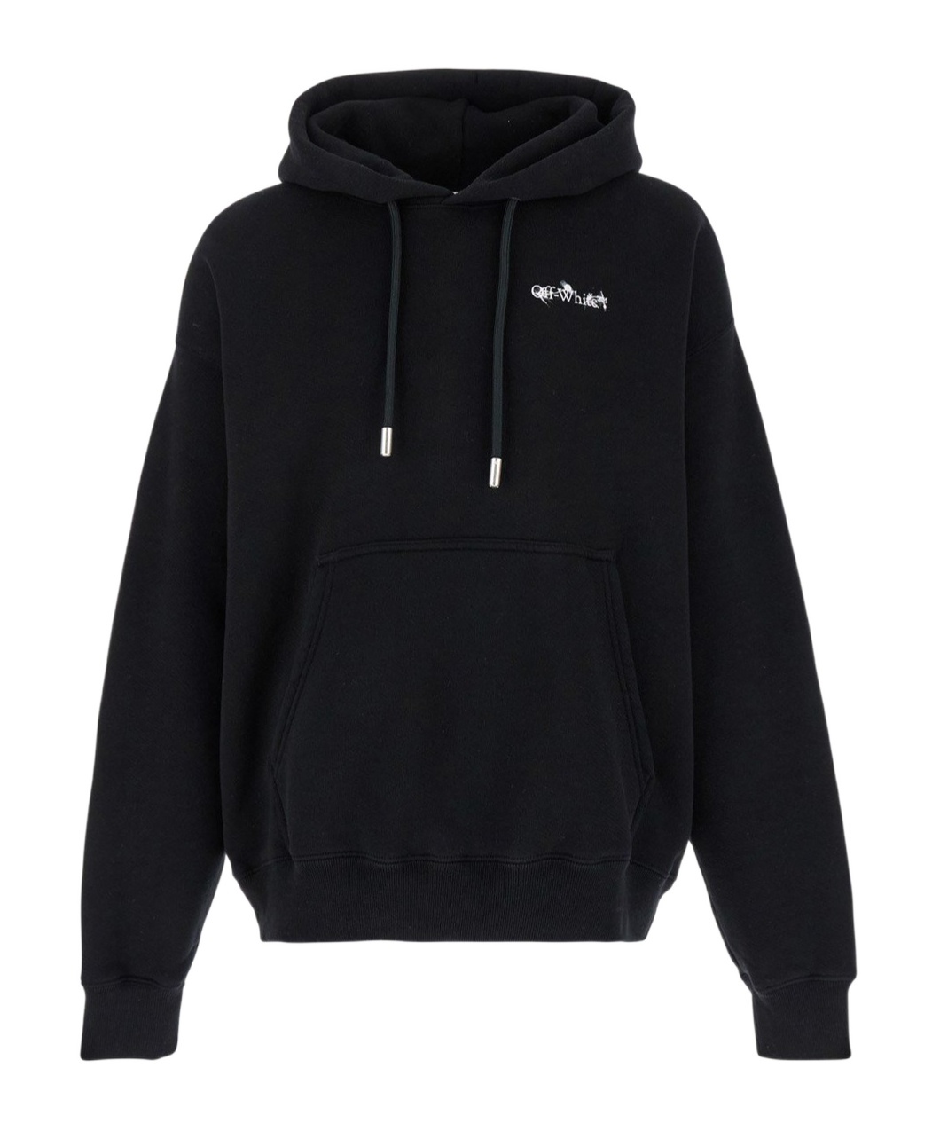 Off-white Caravaggio Arrow Over Hoodie In Black