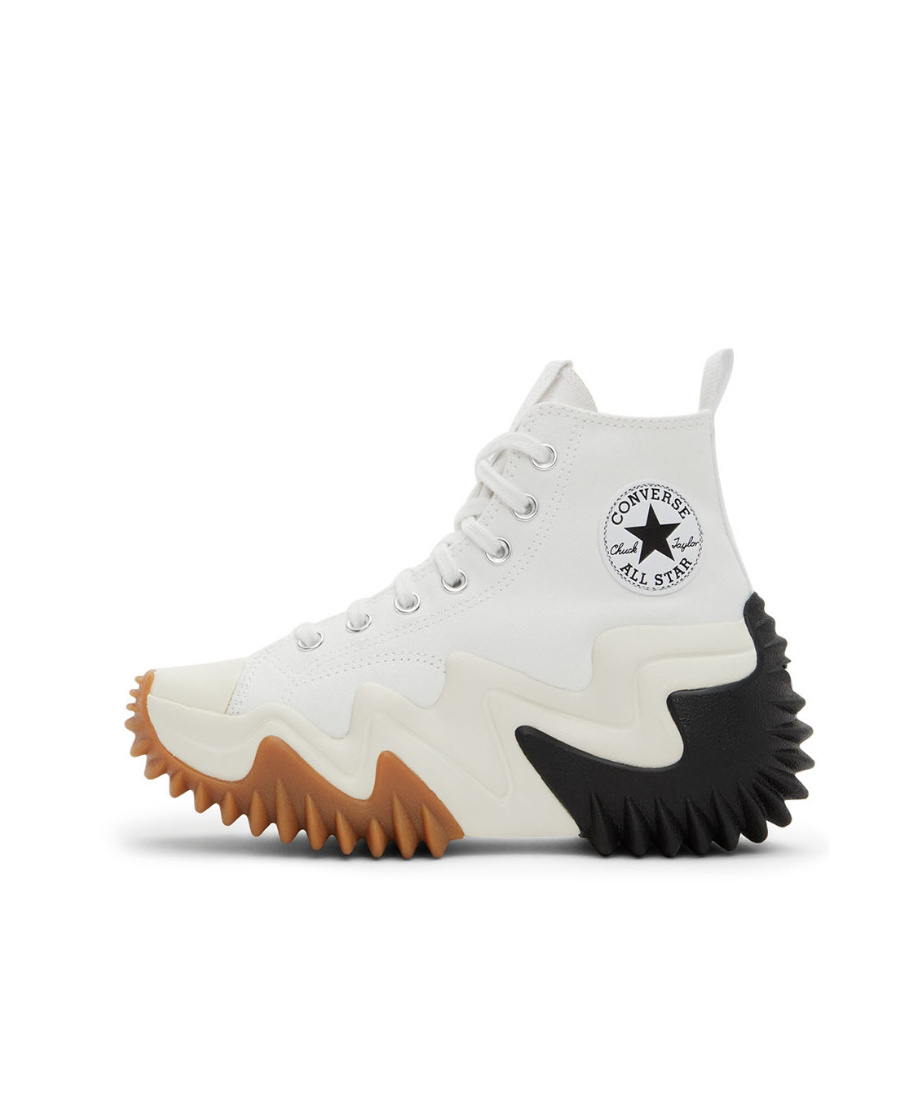 Converse Run Star Motion Chunky-sole Canvas Trainers In White