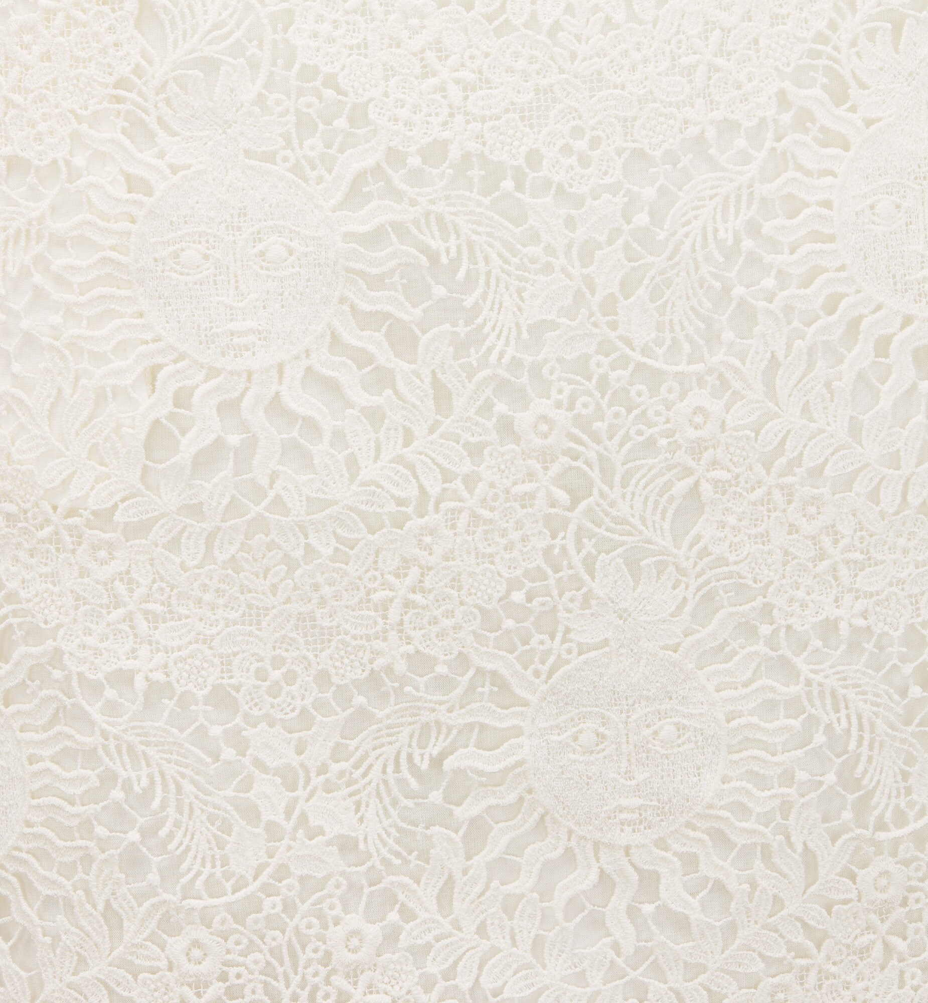 Dior Christian Iviera A-line Mini Skirt In White