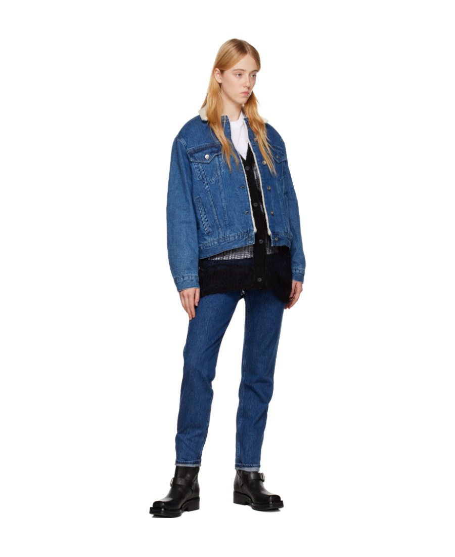 Rag & Bone Cotton Tapered Jeans In Blue