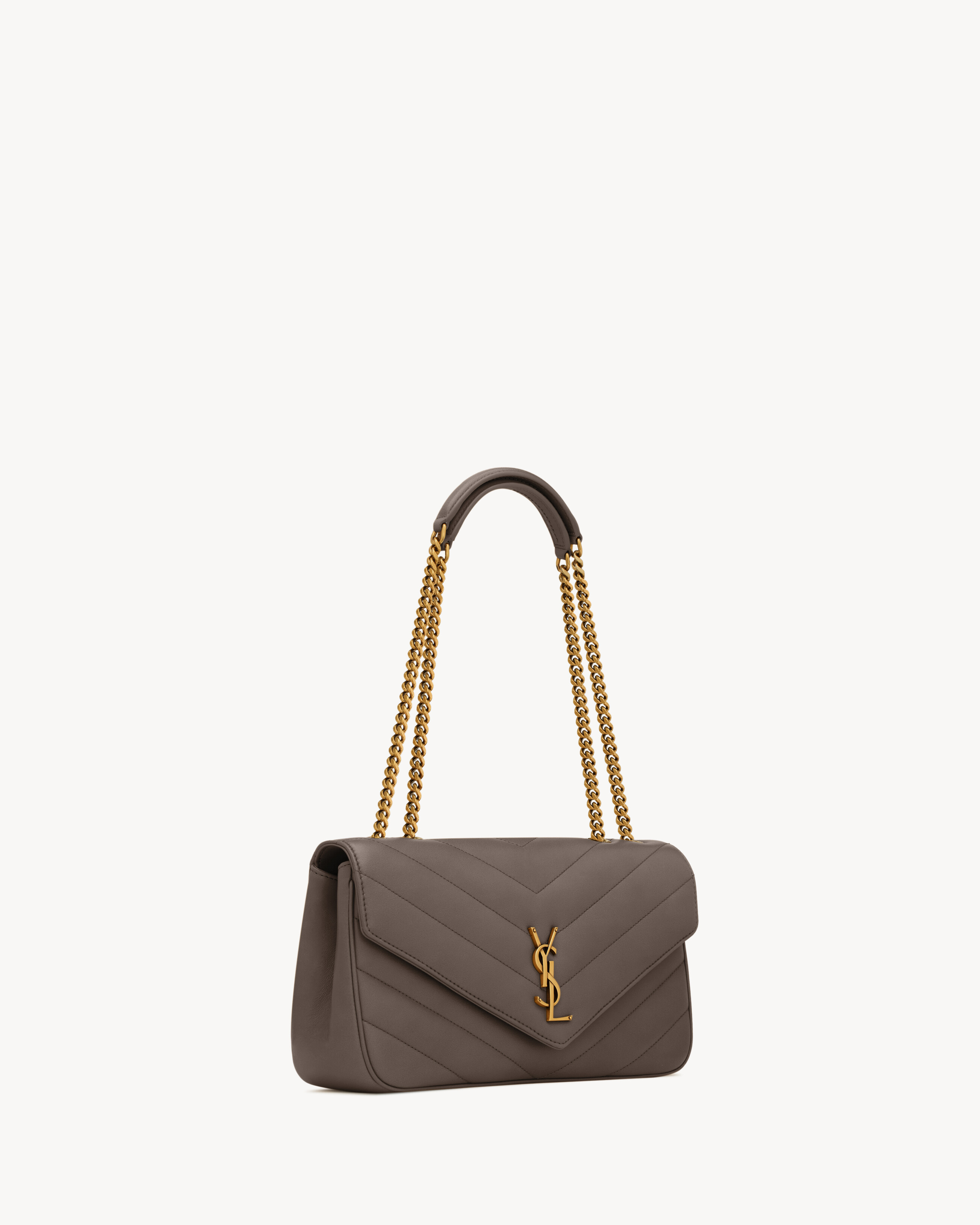 Saint Laurent Loulou Medium In Matelassé Lambskin