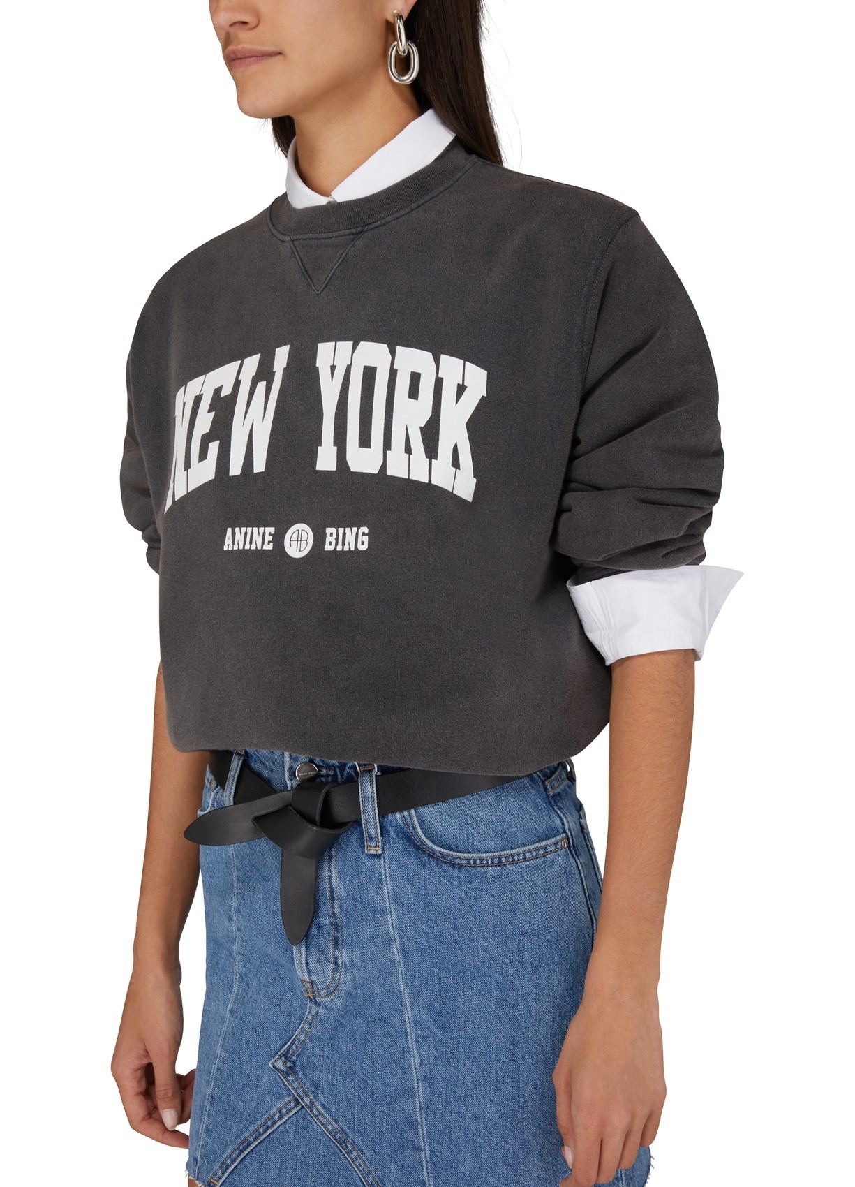 Shop Anine Bing Ramona Sportswear In Black