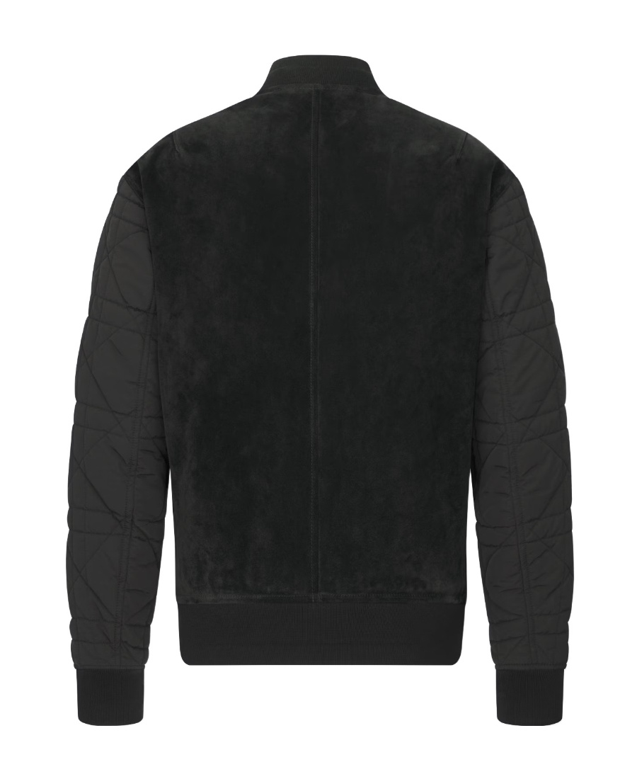 Dior Zipped Varsity Blouson In Black