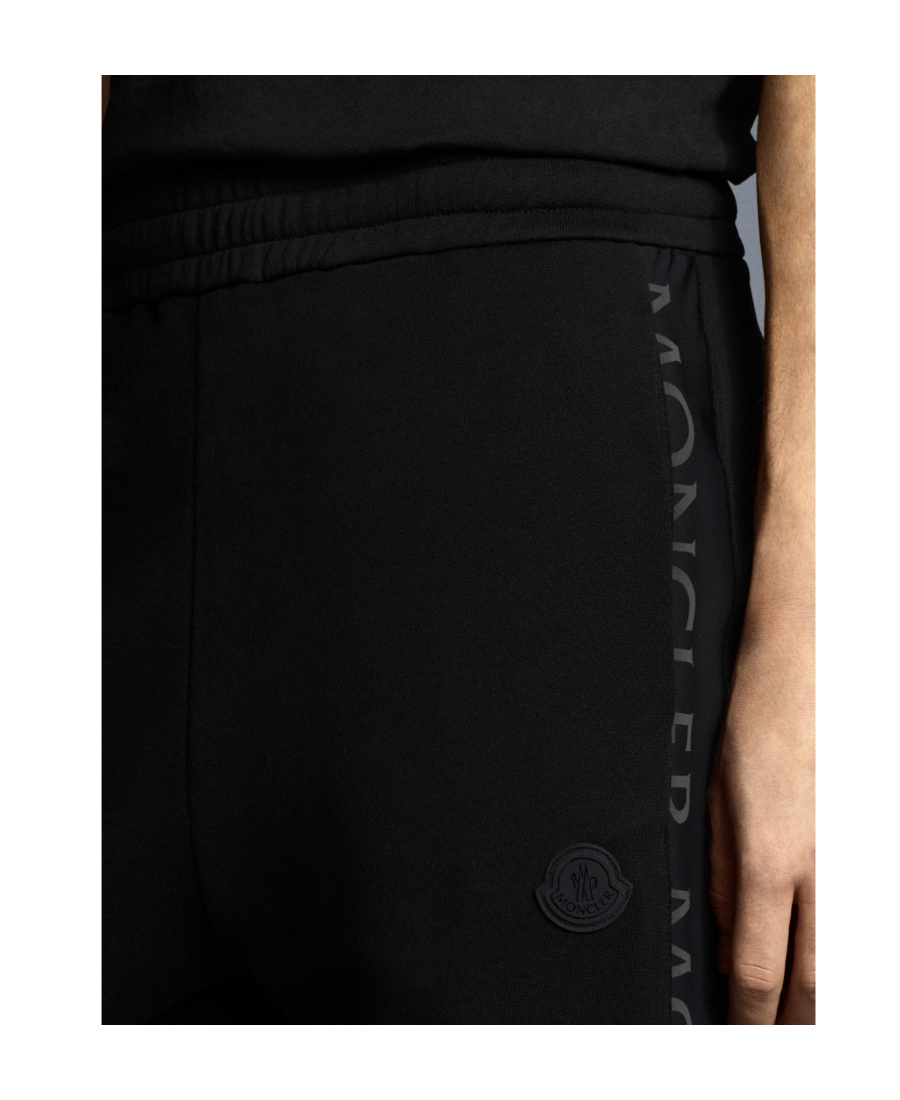 Moncler Logo-print Track Pants In Black