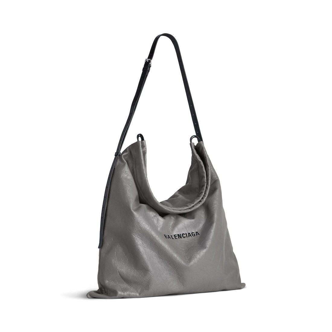 Balenciaga Adjustable Shoulder Strap Shoulder Bag In Gray