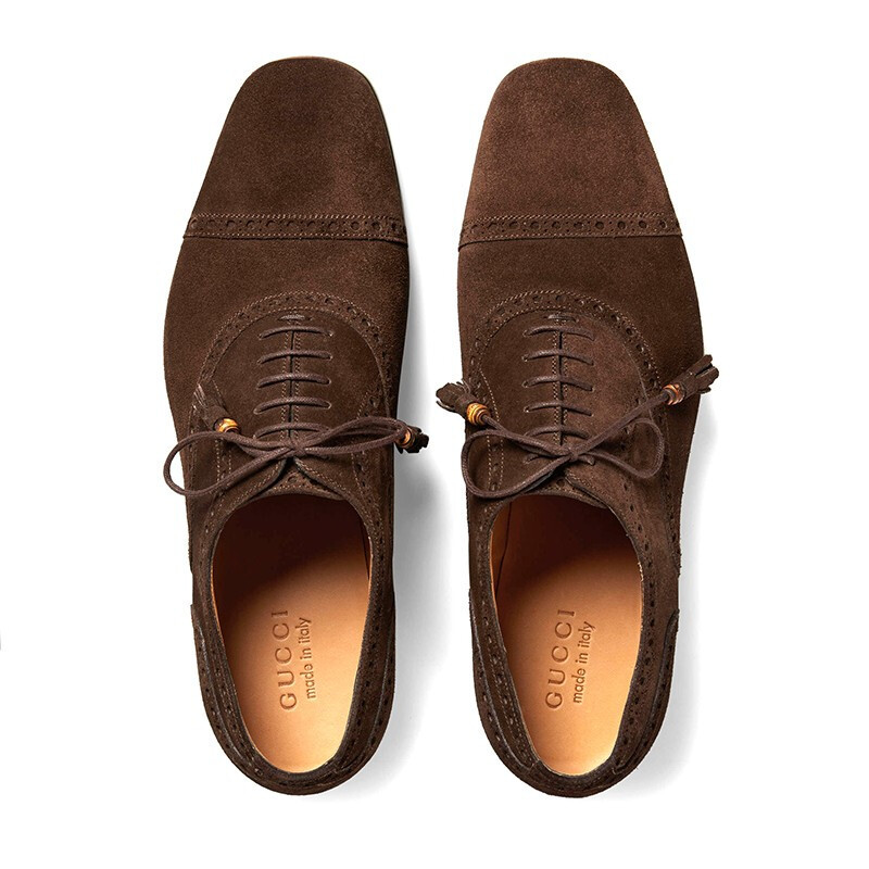 GUCCI TIE CASUAL BUSINESS SHOES