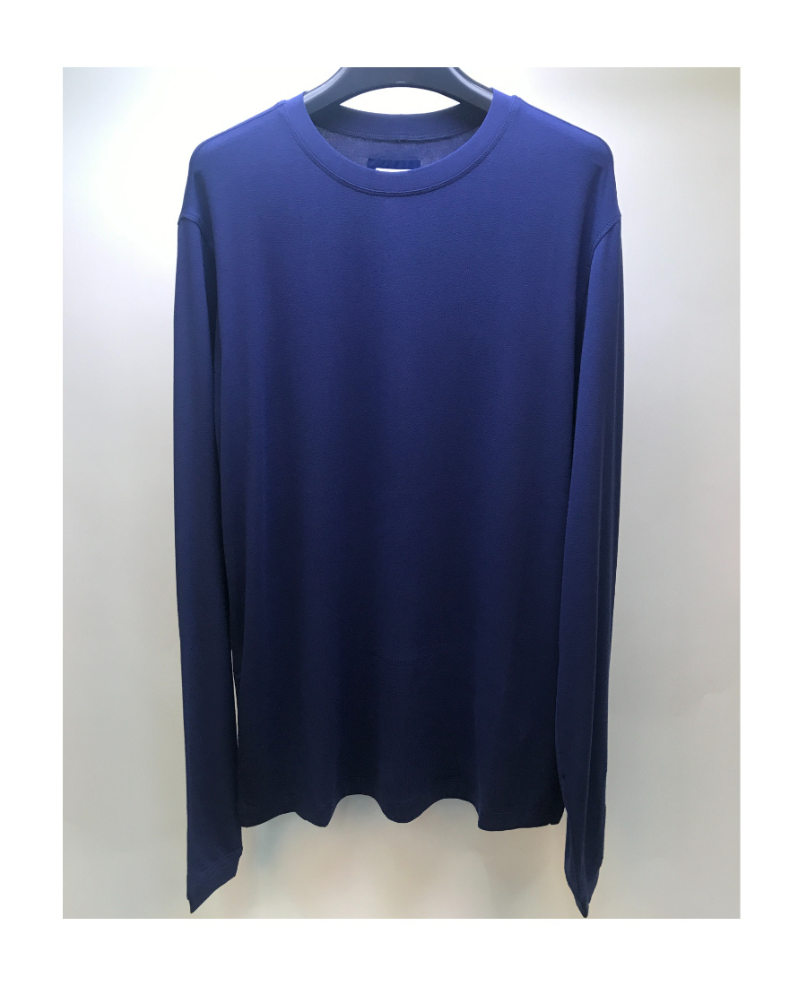 ARMANI COLLEZIONI T-SHIRT WITH ROUND NECK AND LONG SLEEVES