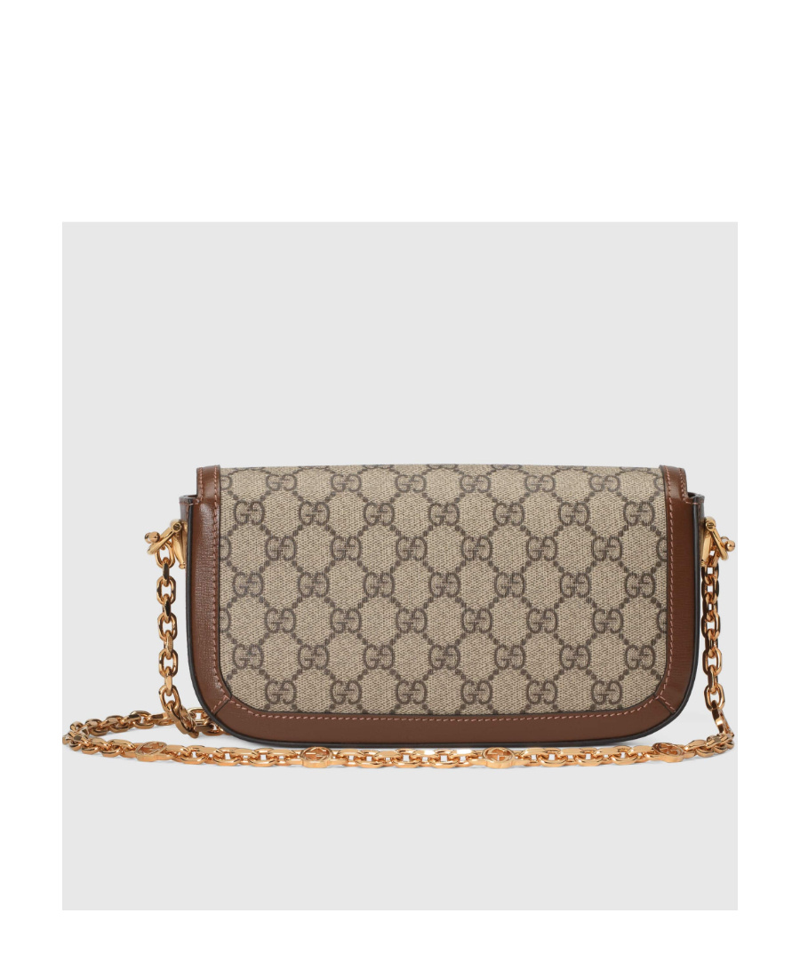 Gucci 1955 Horsebit Gg Canvas Shoulder Bag In Multicolor