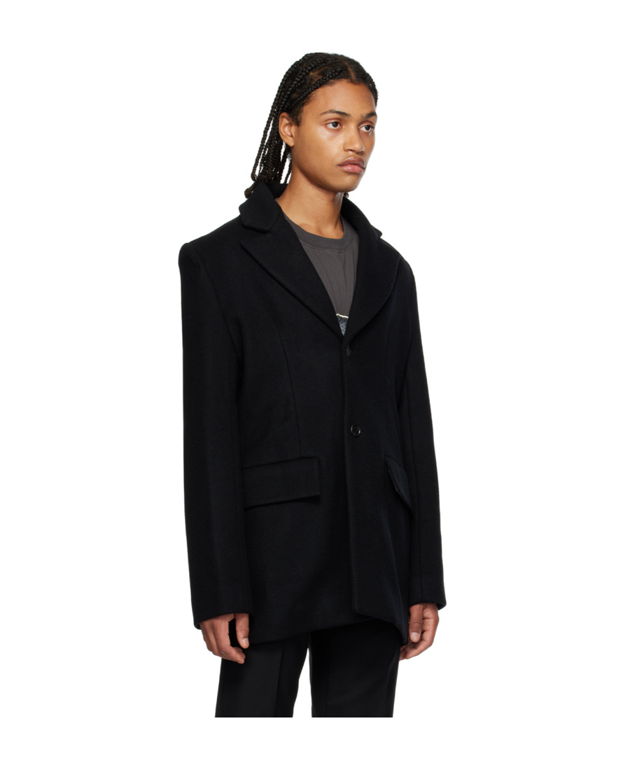We11 Done Black Tailored Blazer In Black