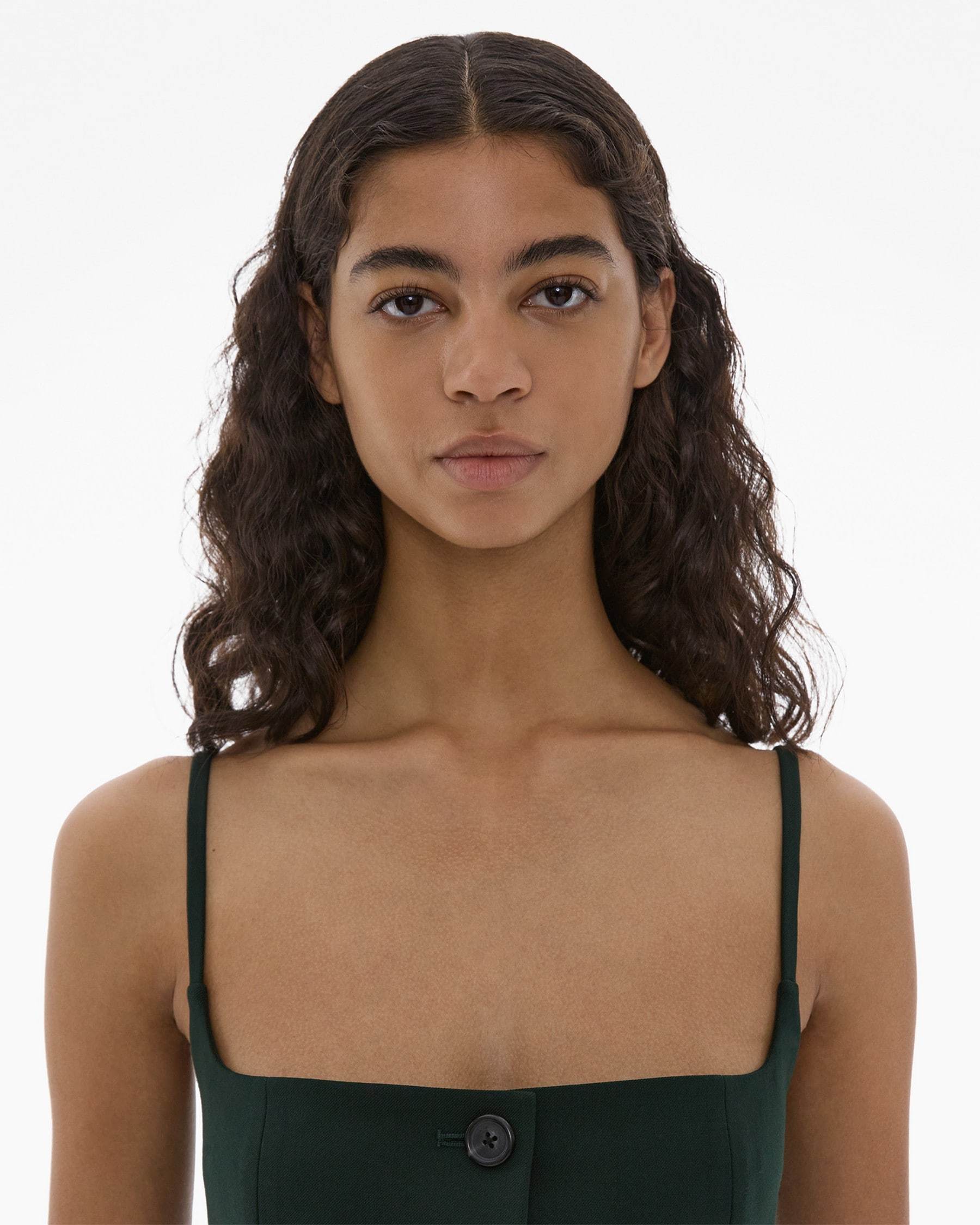 Helmut Lang Button-up Sleeveless Top