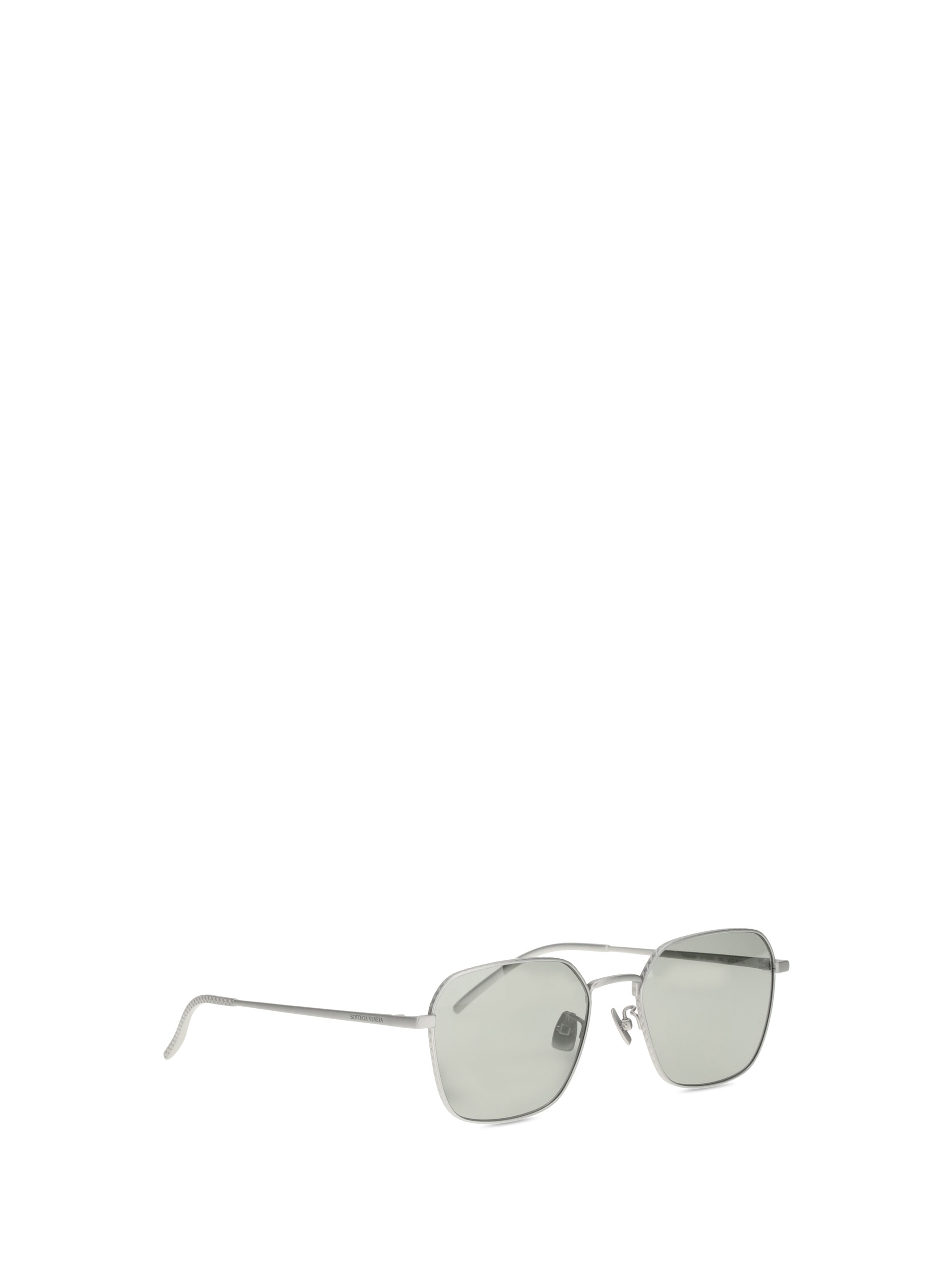 Bottega Veneta Full Frame Sunglasses In Silver