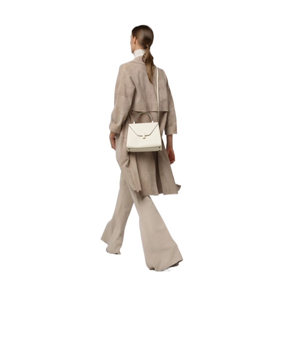 Valextra Iside Top-handle Bag In White