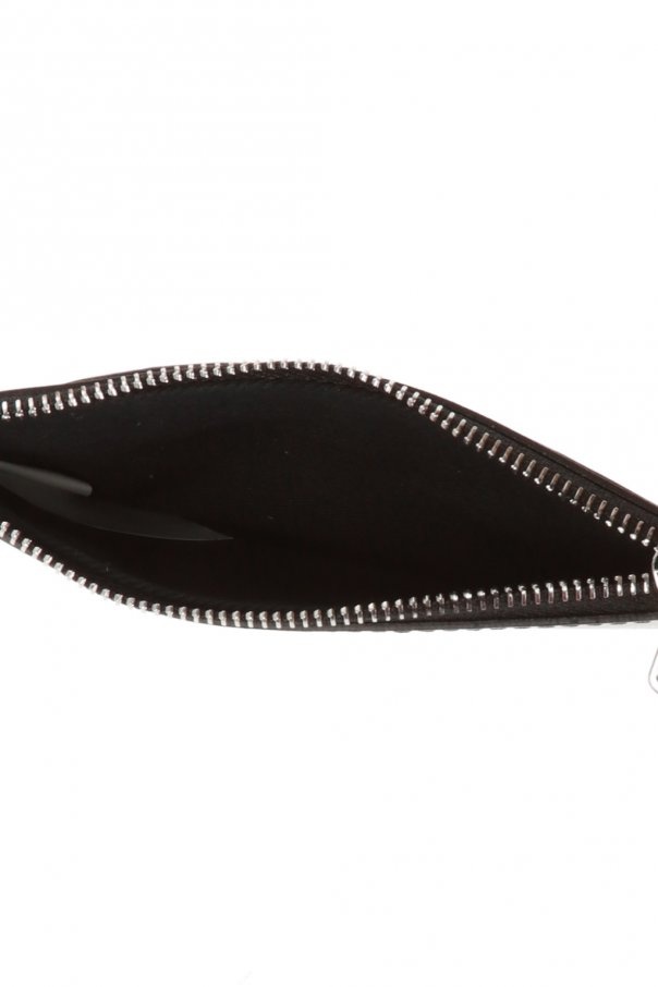 Apc Logo Embossed Cardholder Wallet In Black