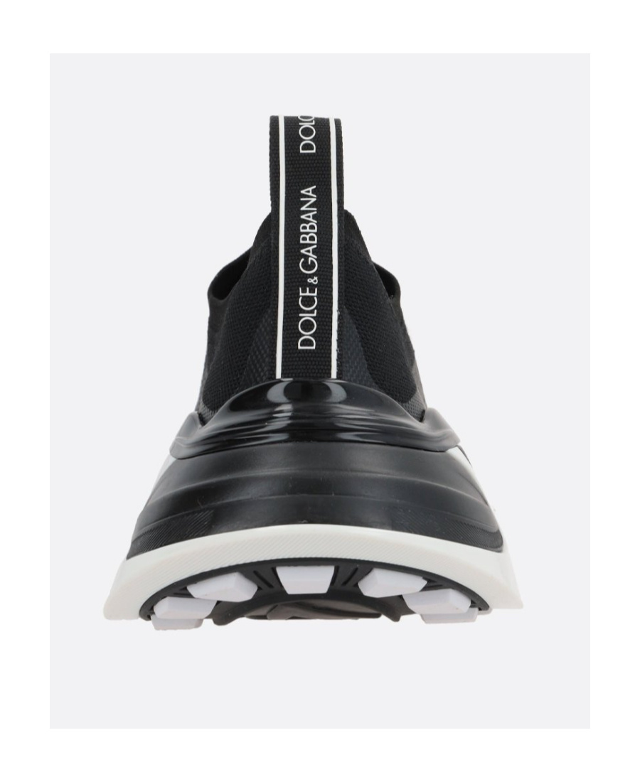 Dolce & Gabbana Logo Low-cut Casual Sneakers In Black