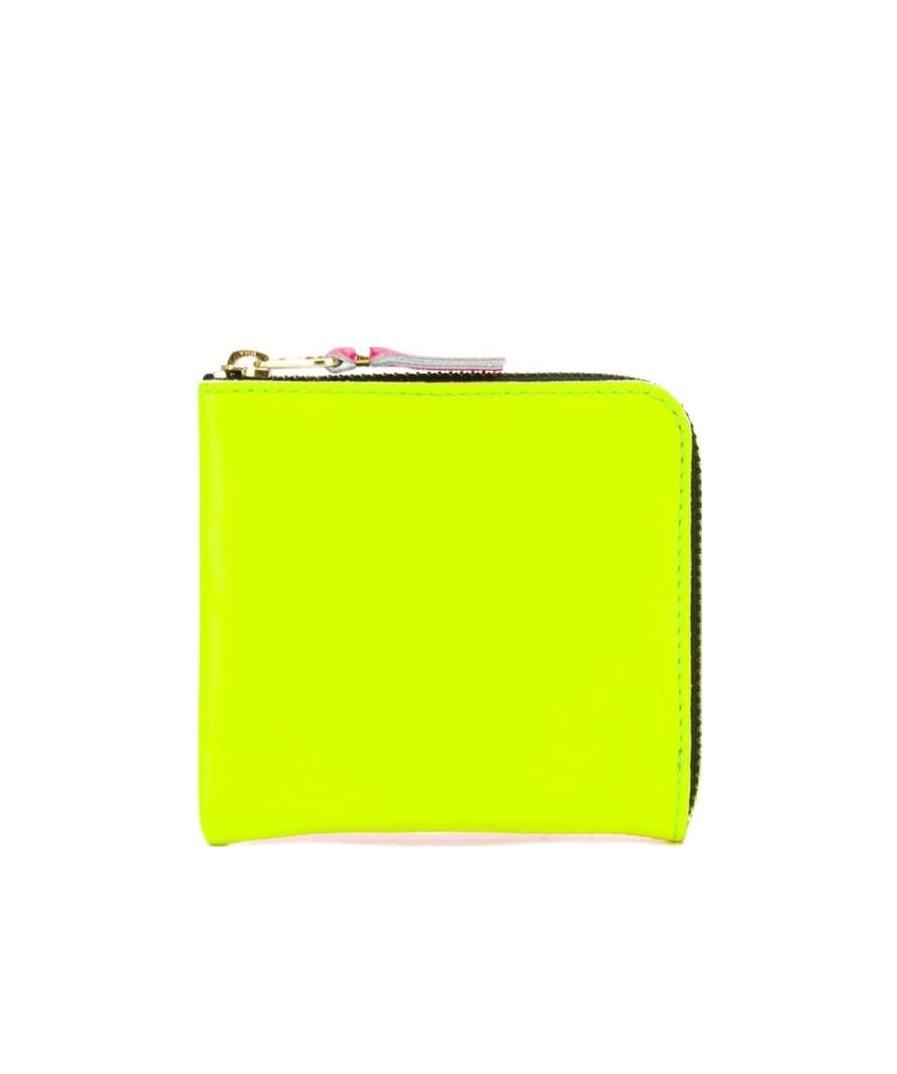 Comme Des Garçons Comme Des Gar�ons Wallet Super Fluo Small Wallet In Gray