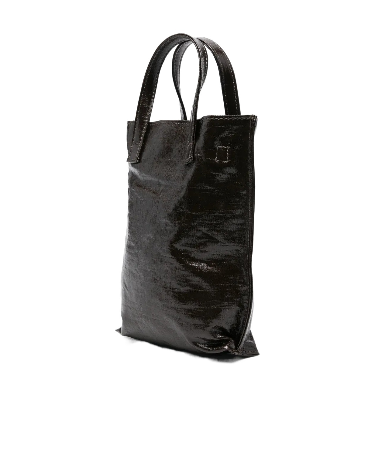 Uma Wang Double Handle Shoulder Bag In Black