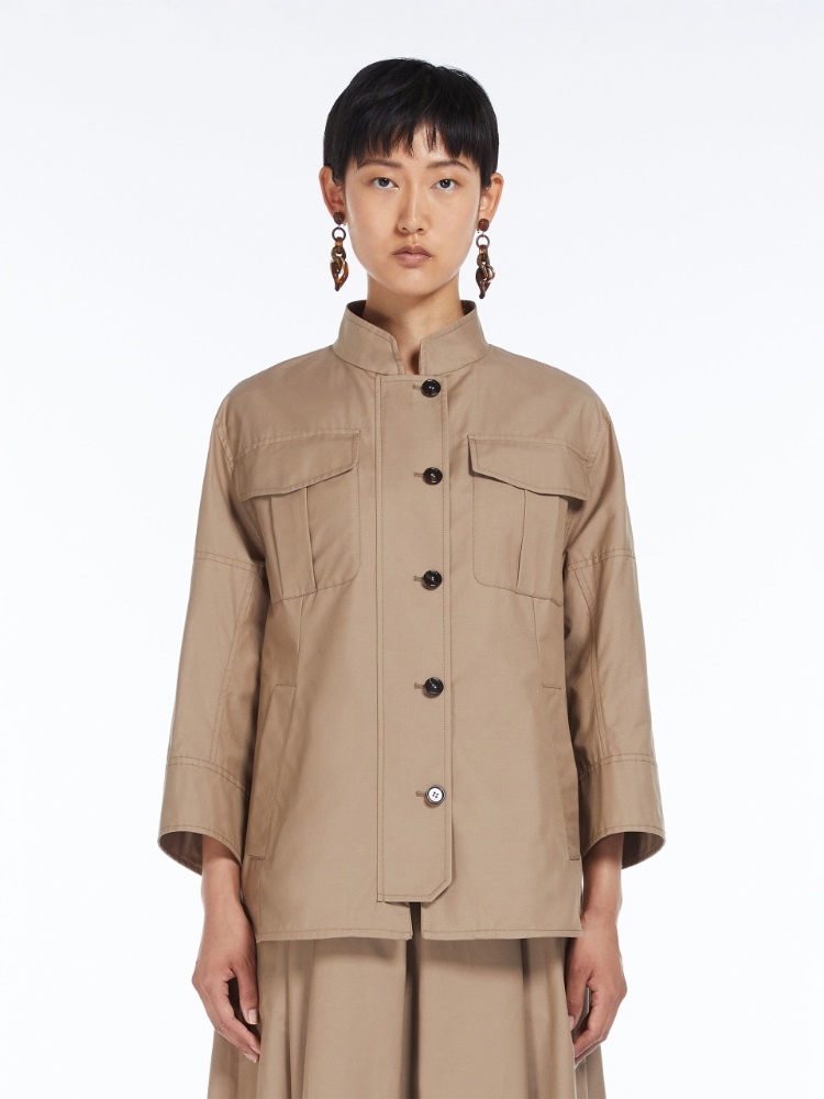 Max Mara Pocket Shirt In Nude