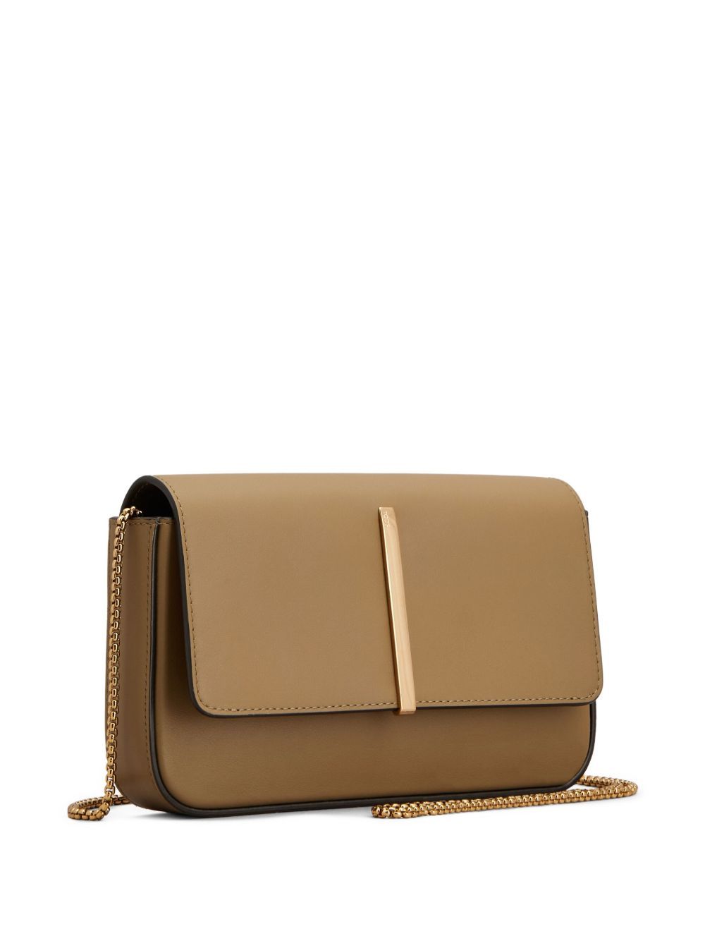 Tod's Mini Bag With Chain-link Shoulder Strap In Brown