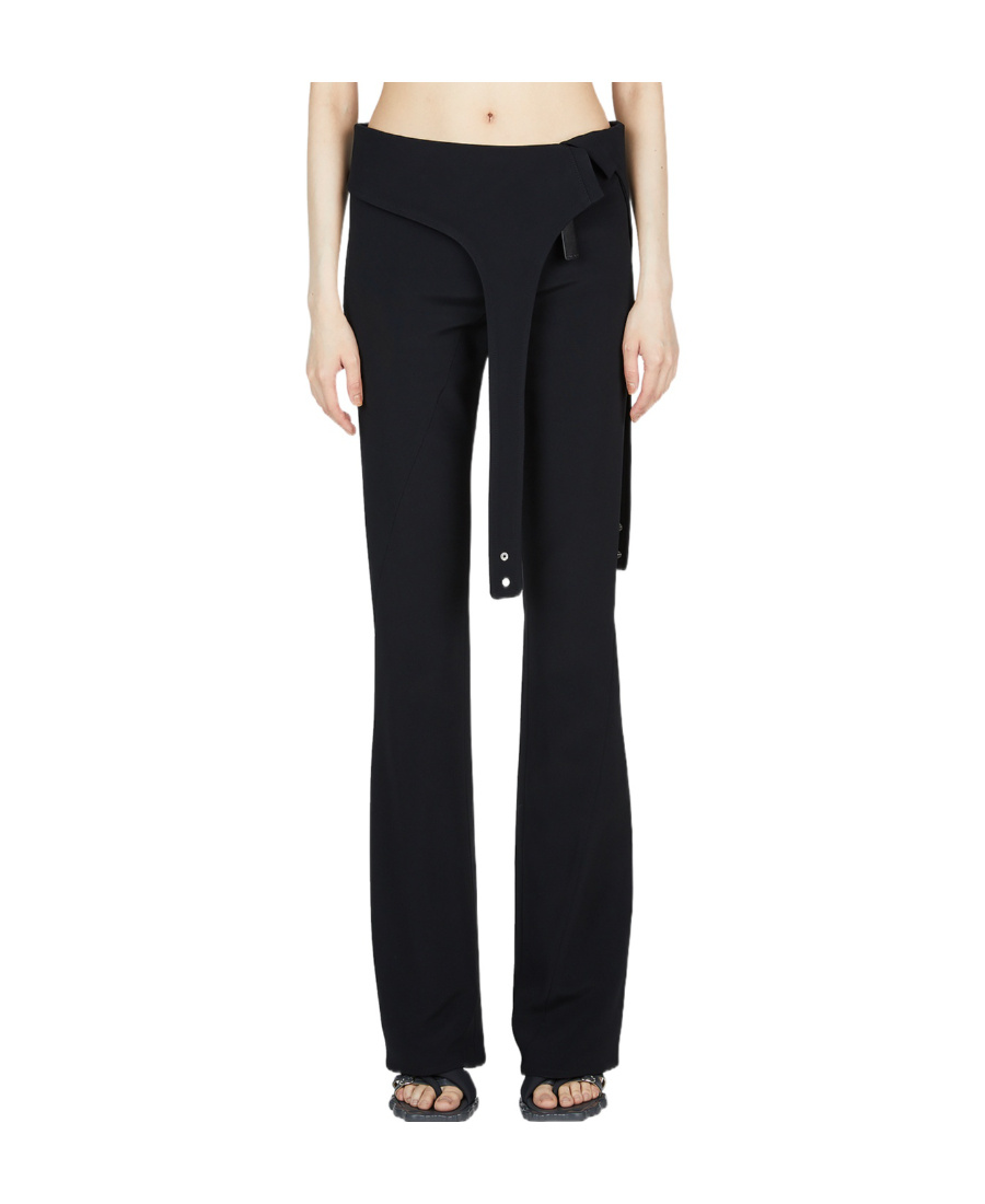 Shop Courrèges Diving Trousers In Black