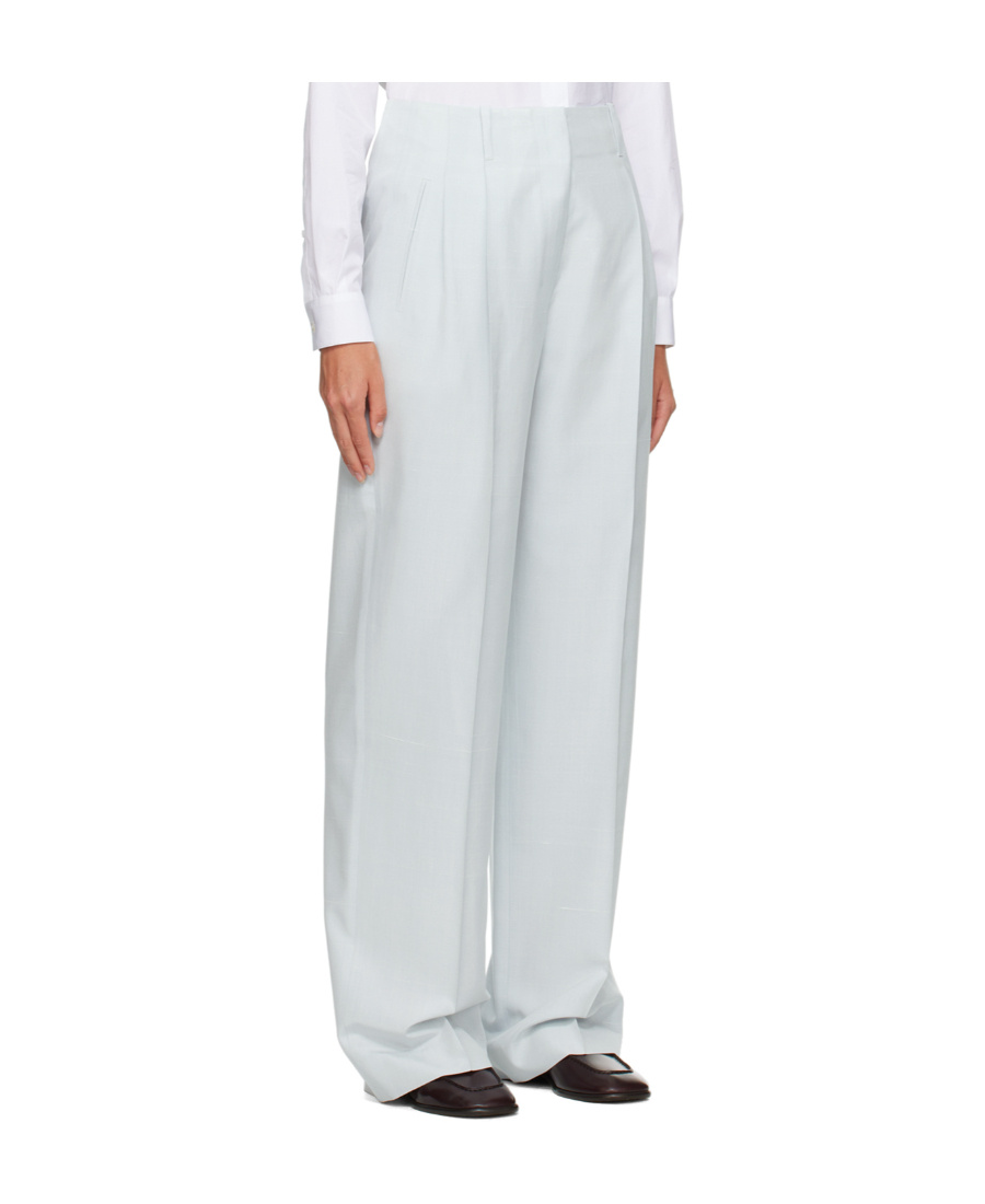 Shop The Row Gaugin Zipper Casual Pants In White