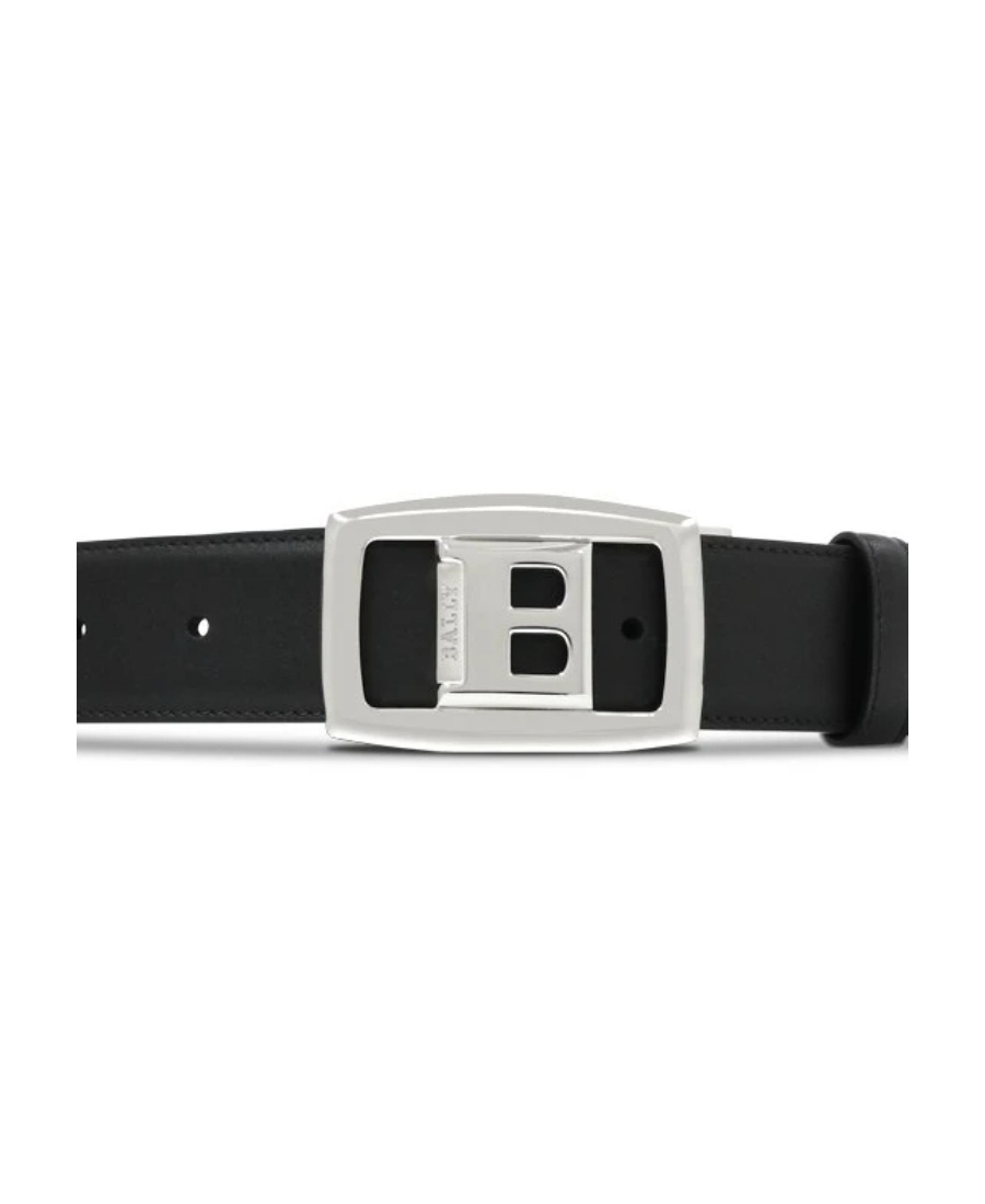 Bally Logo Belt In Black