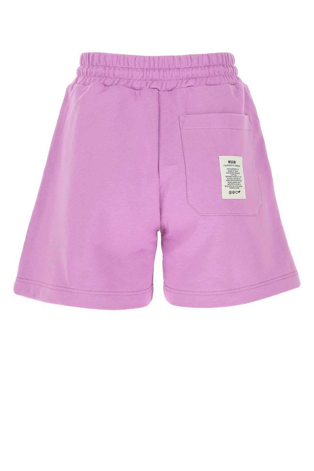MSGM LOGO-PRINT TRACK SHORTS