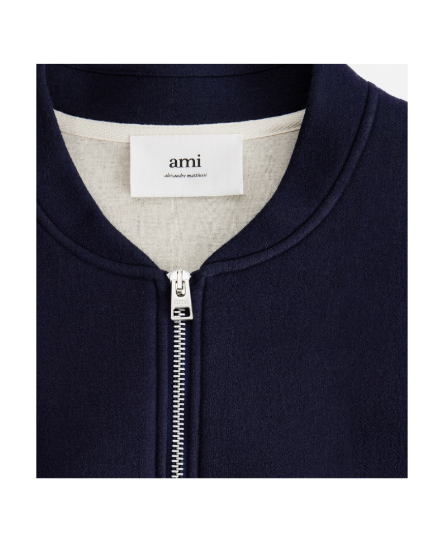 AMI ALEXANDRE MATTIUSSI ZIP-UP BOMBER JACKET