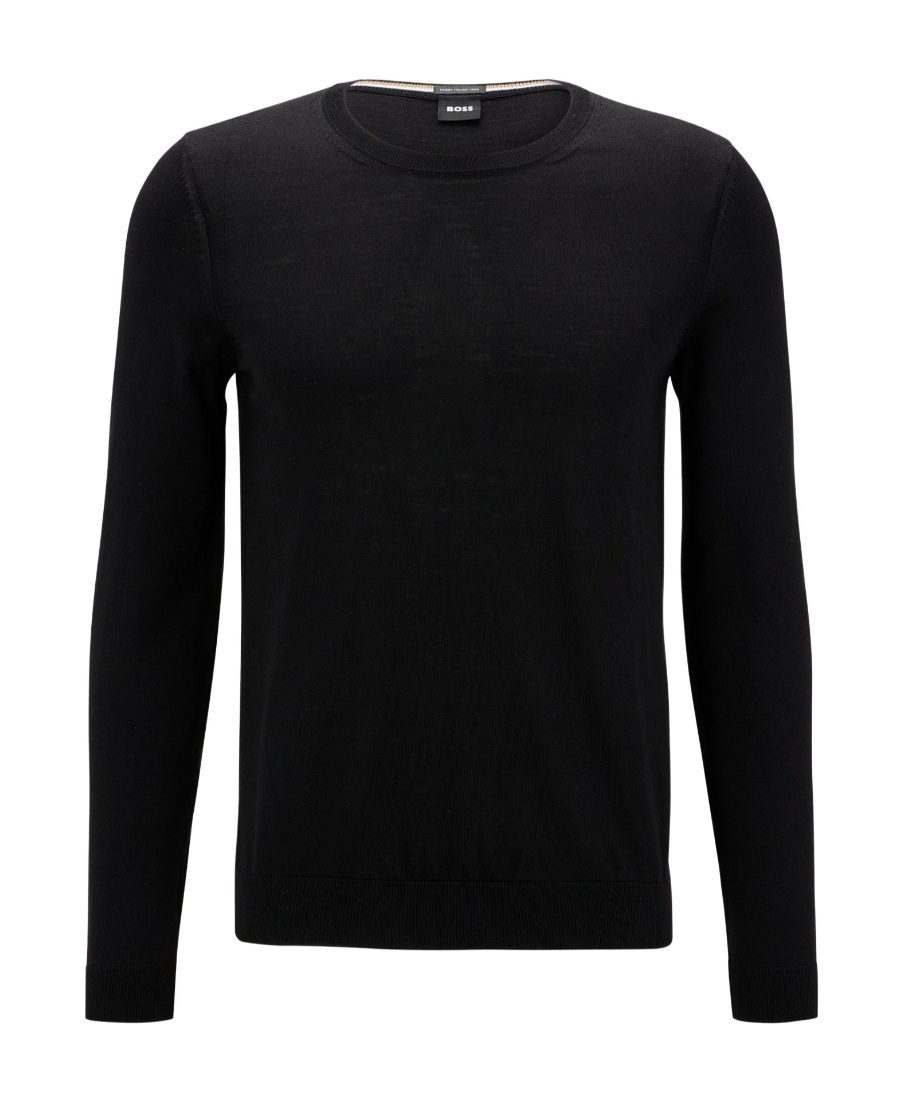 HUGO BOSS LENO FINE-KNIT JUMPER