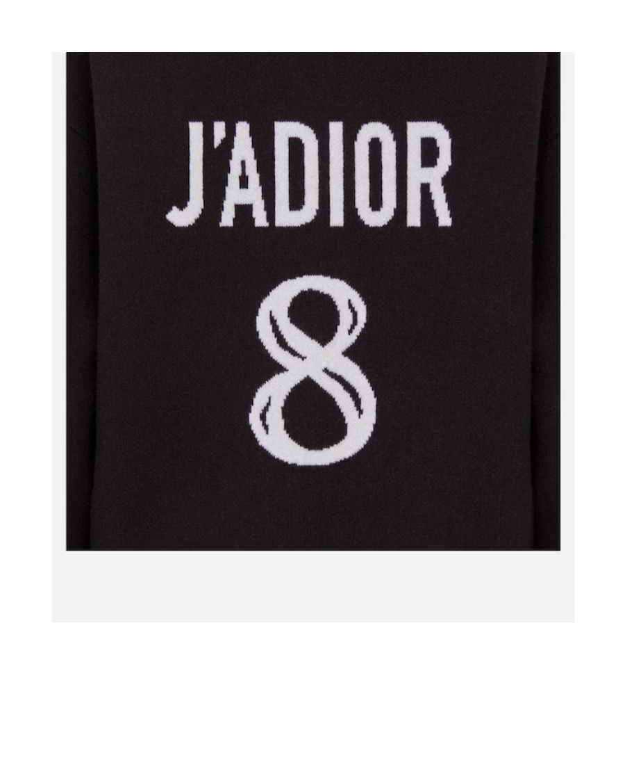 Dior J A 8 Boxy Sweater In Black