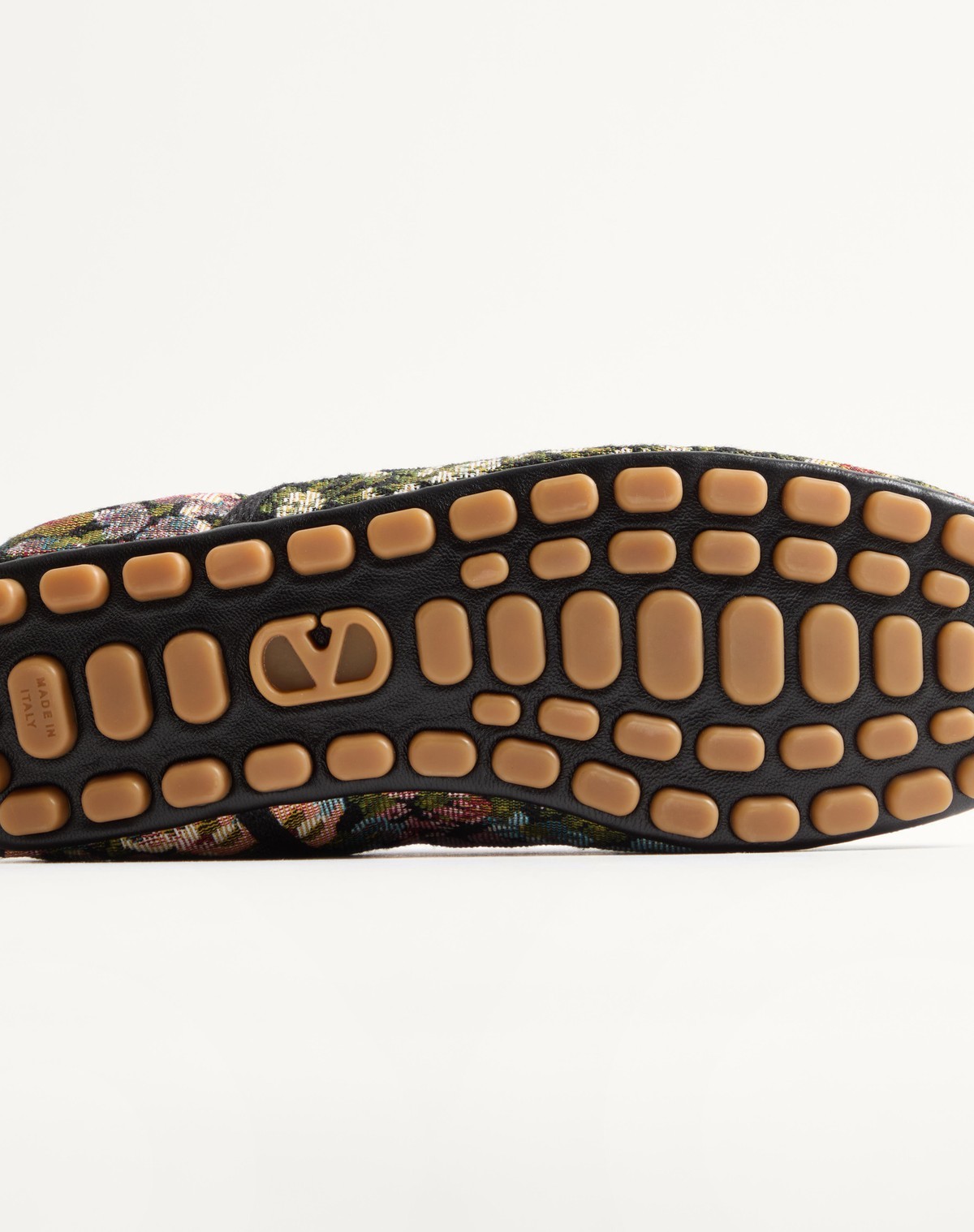 Valentino Rythmika Ballerina In Après L'hiver Jacquard Fabric In Multi