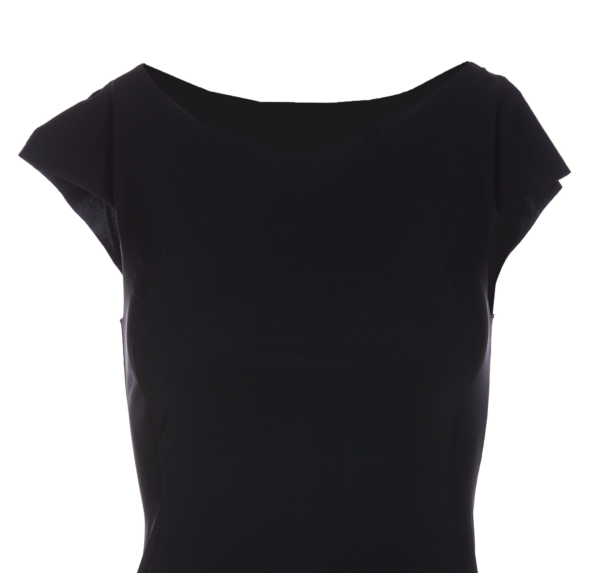 PATRIZIA PEPE CAP-SLEEVE MINI SHIFT DRESS
